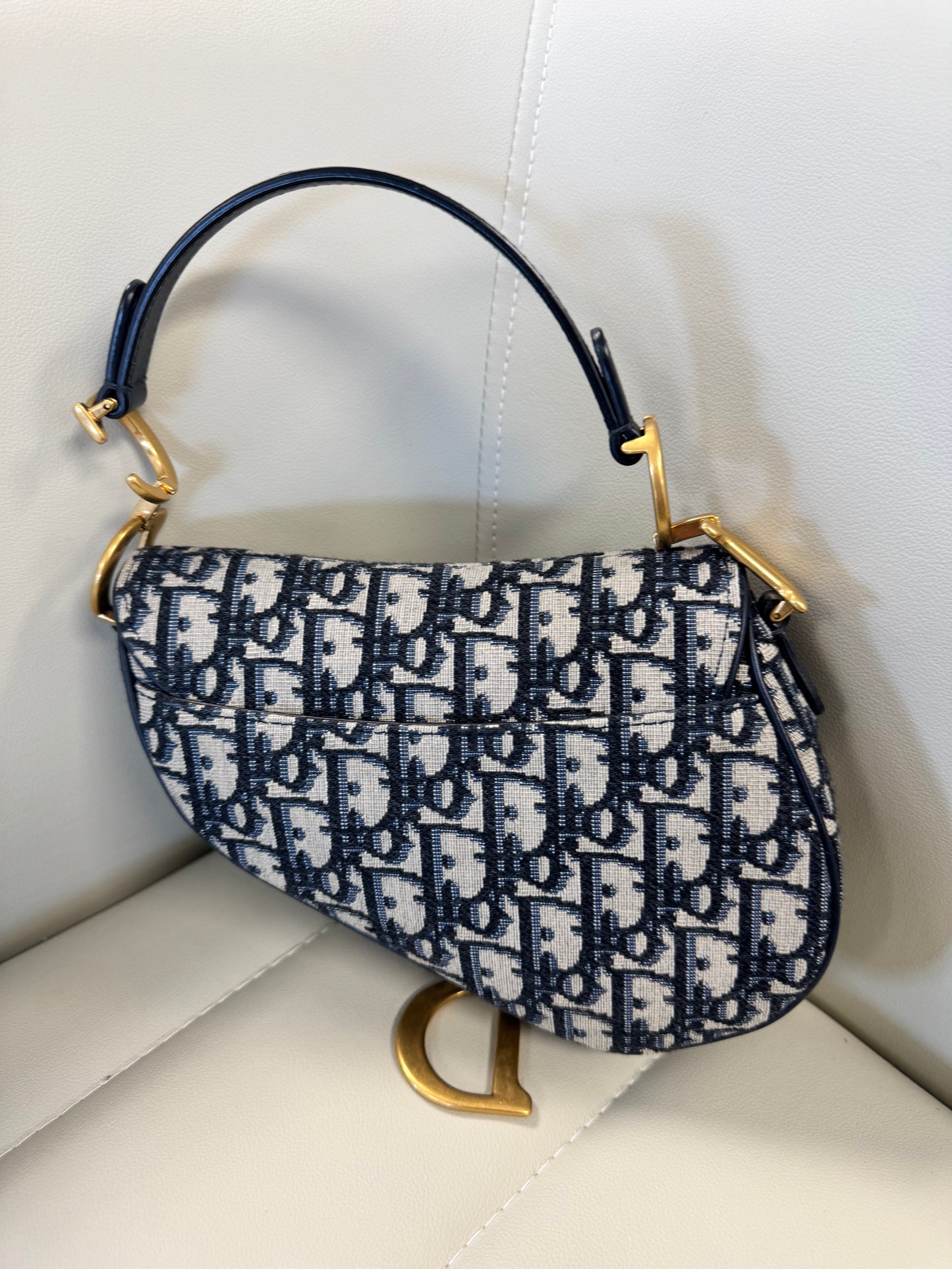 Christian Dior Oblique Mini Saddle Bag