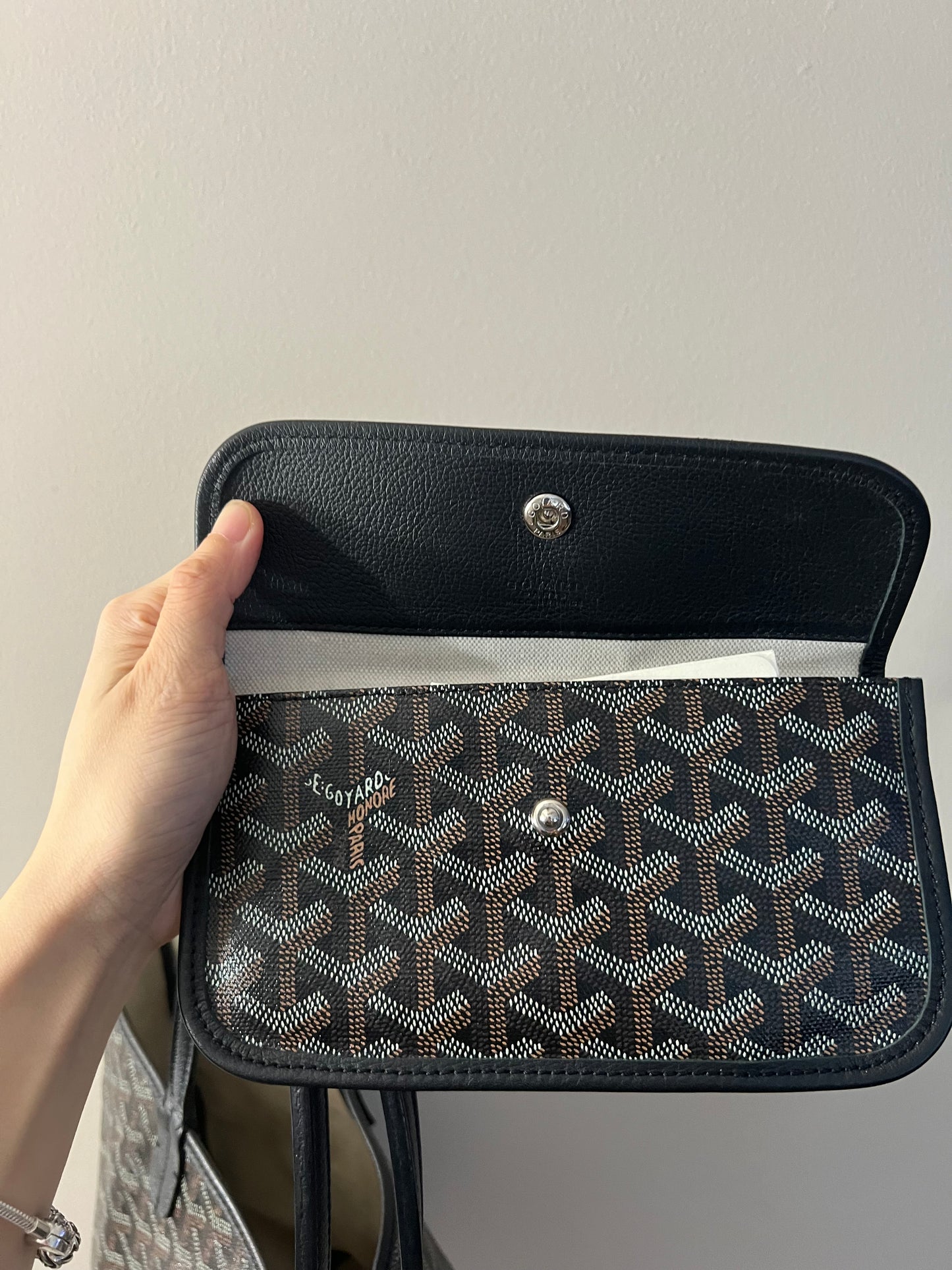 Goyard St. Louis PM tote black