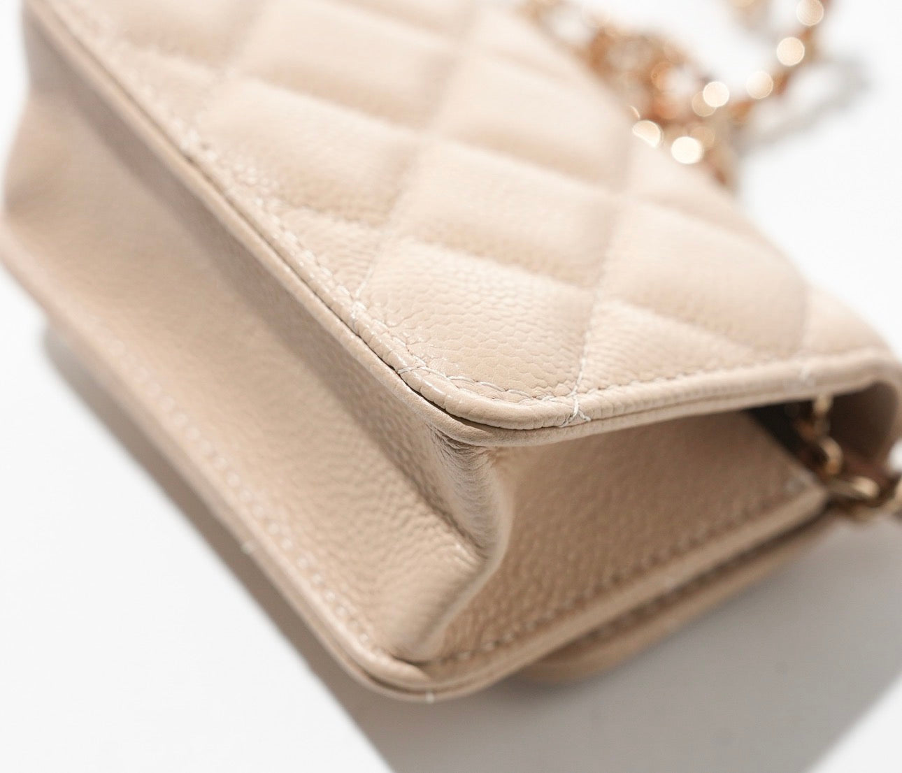 Chanel clutch on chain