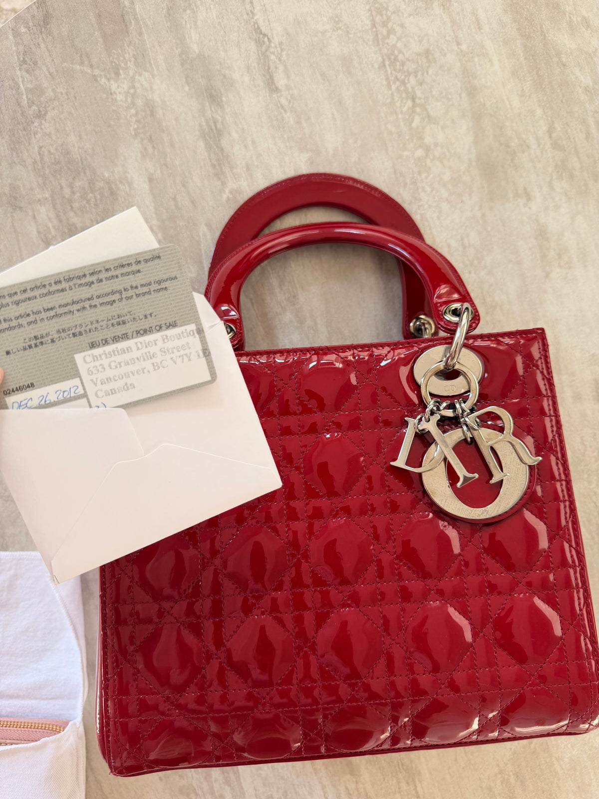 Christian Dior Medium Lady Dior Bag