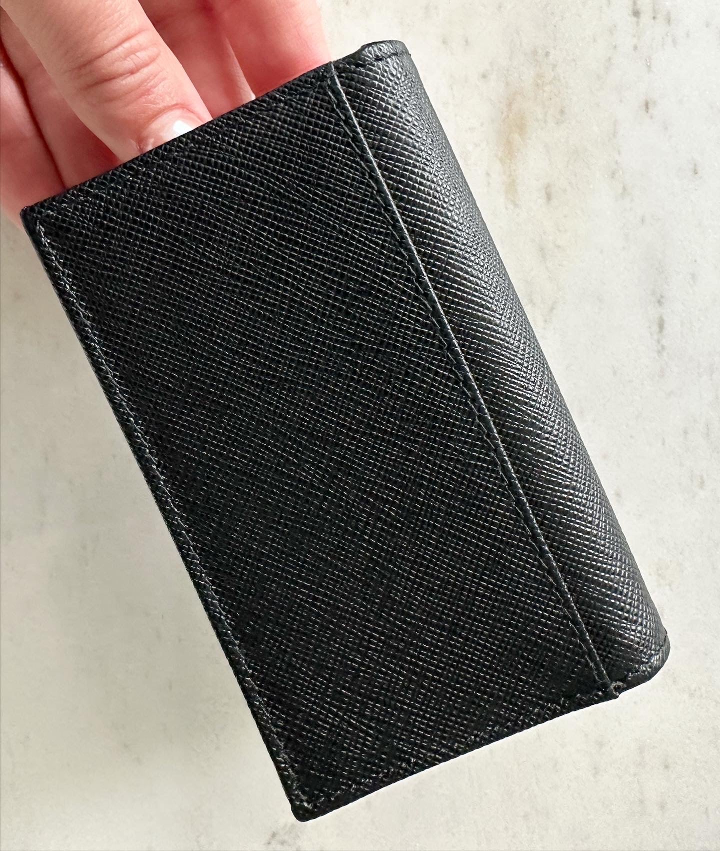 Prada card holder wallet , black