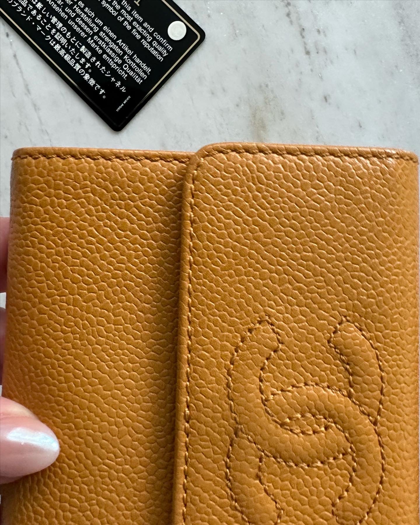 Chanel vintage bifold wallet