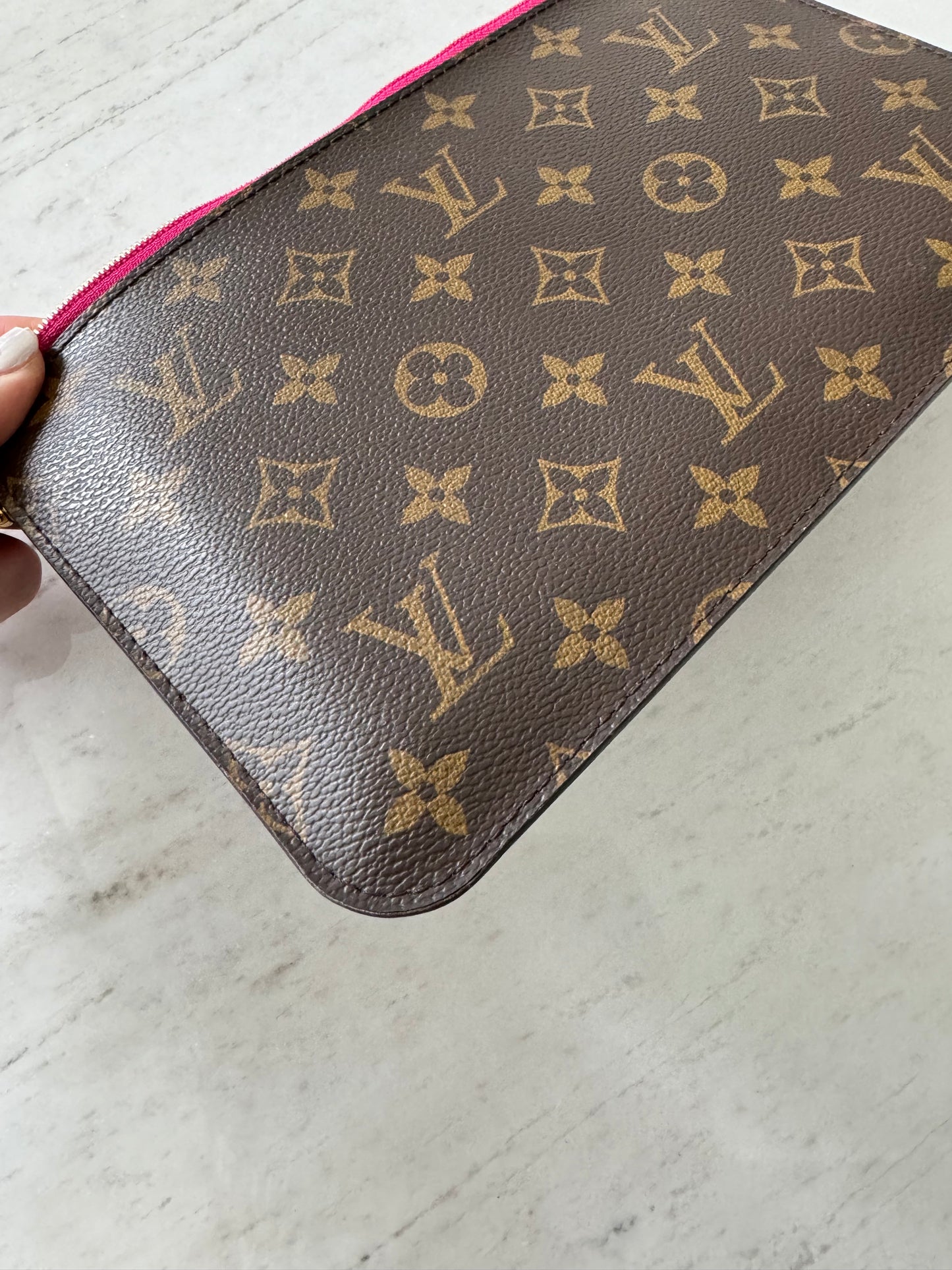 Louis Vuitton Monogram wristlet pouch