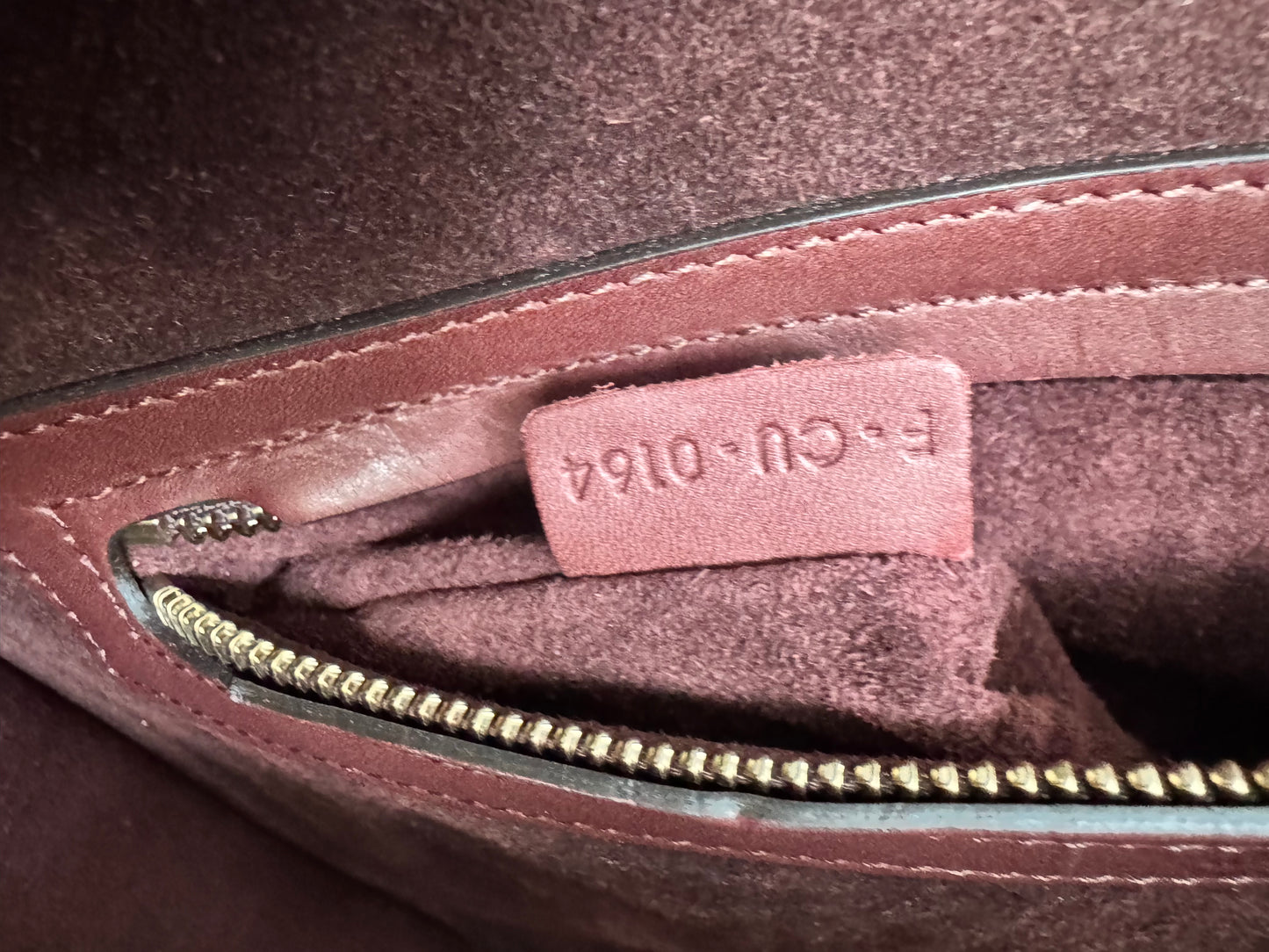 Celine medium phantom luggage bag, burgundy