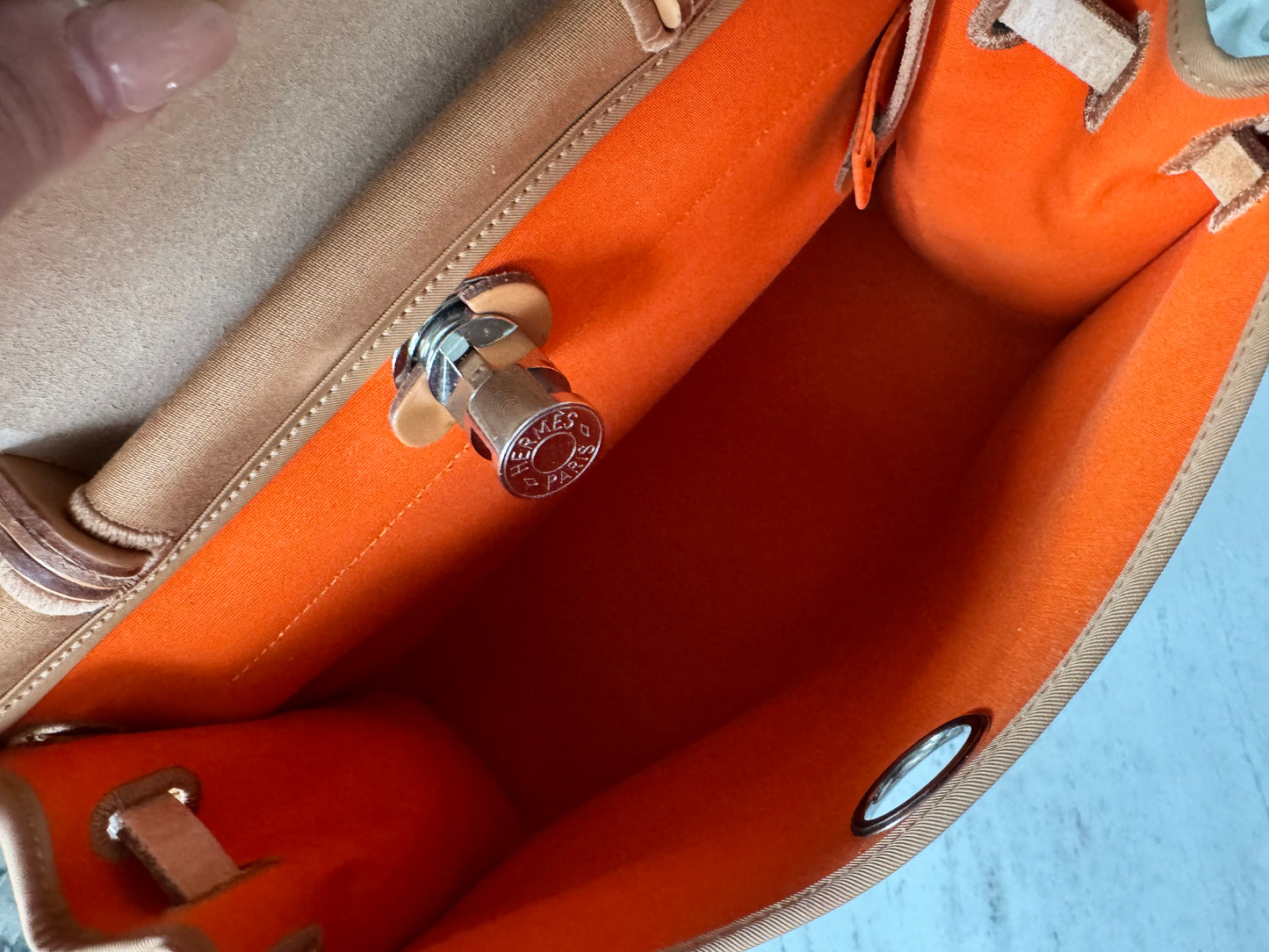 Hermès Herbag 31 Dune