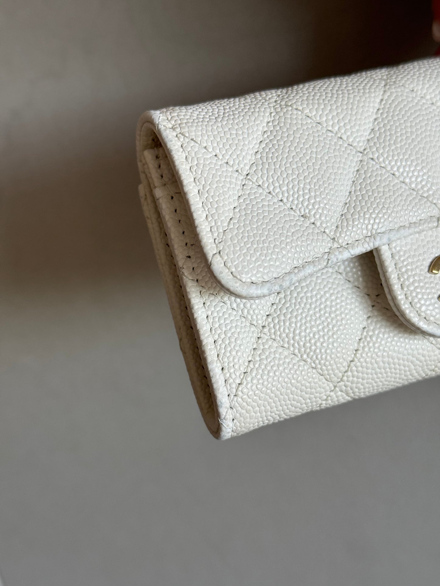 Chanel caviar small flap card holder wallet