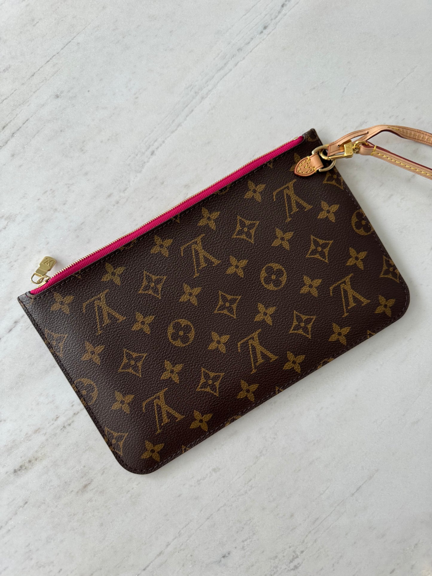 Louis Vuitton Monogram wristlet pouch