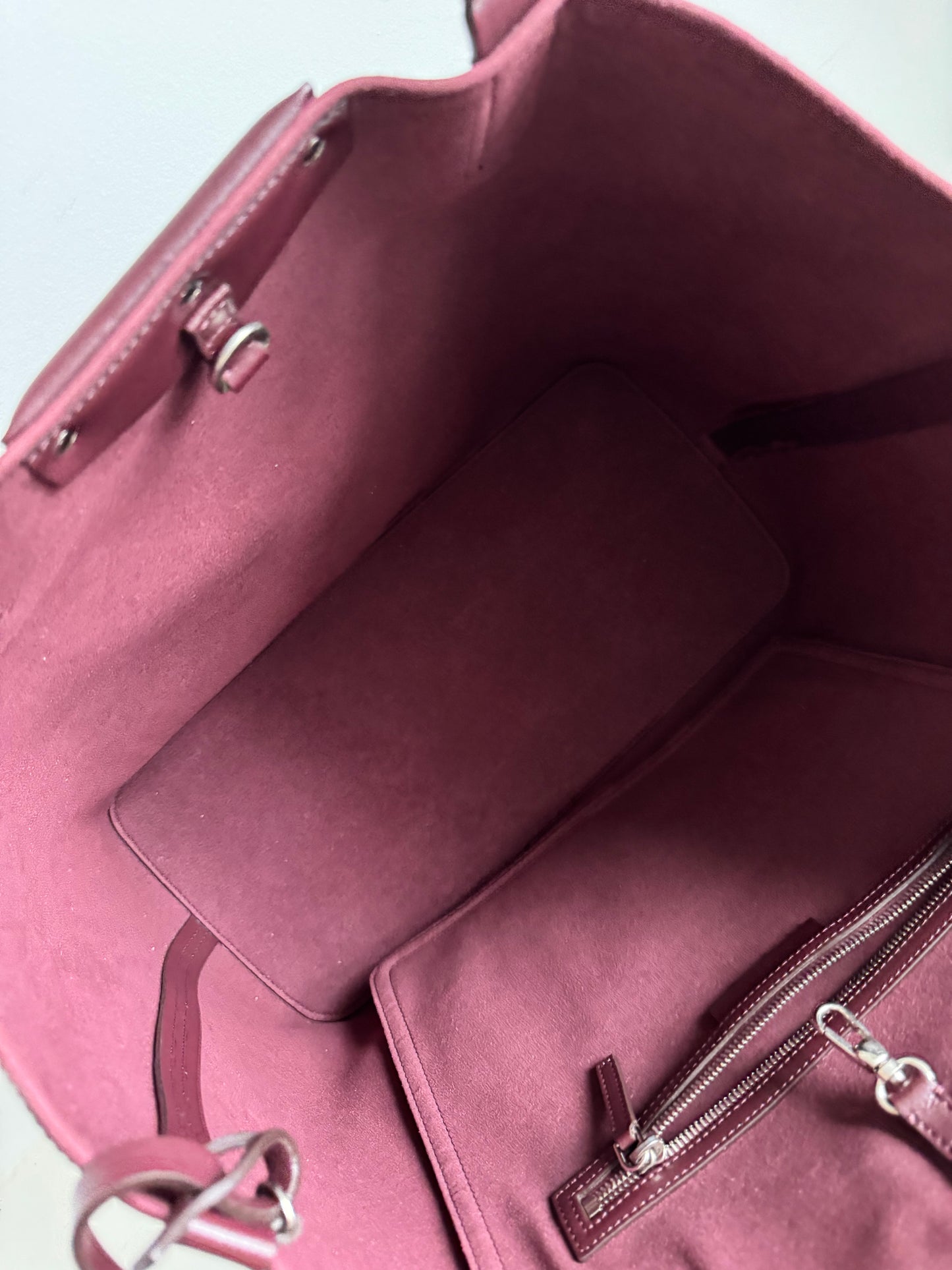 GIVENCHY Calfskin Antigona Whip-Stitch Handle Tote Bag