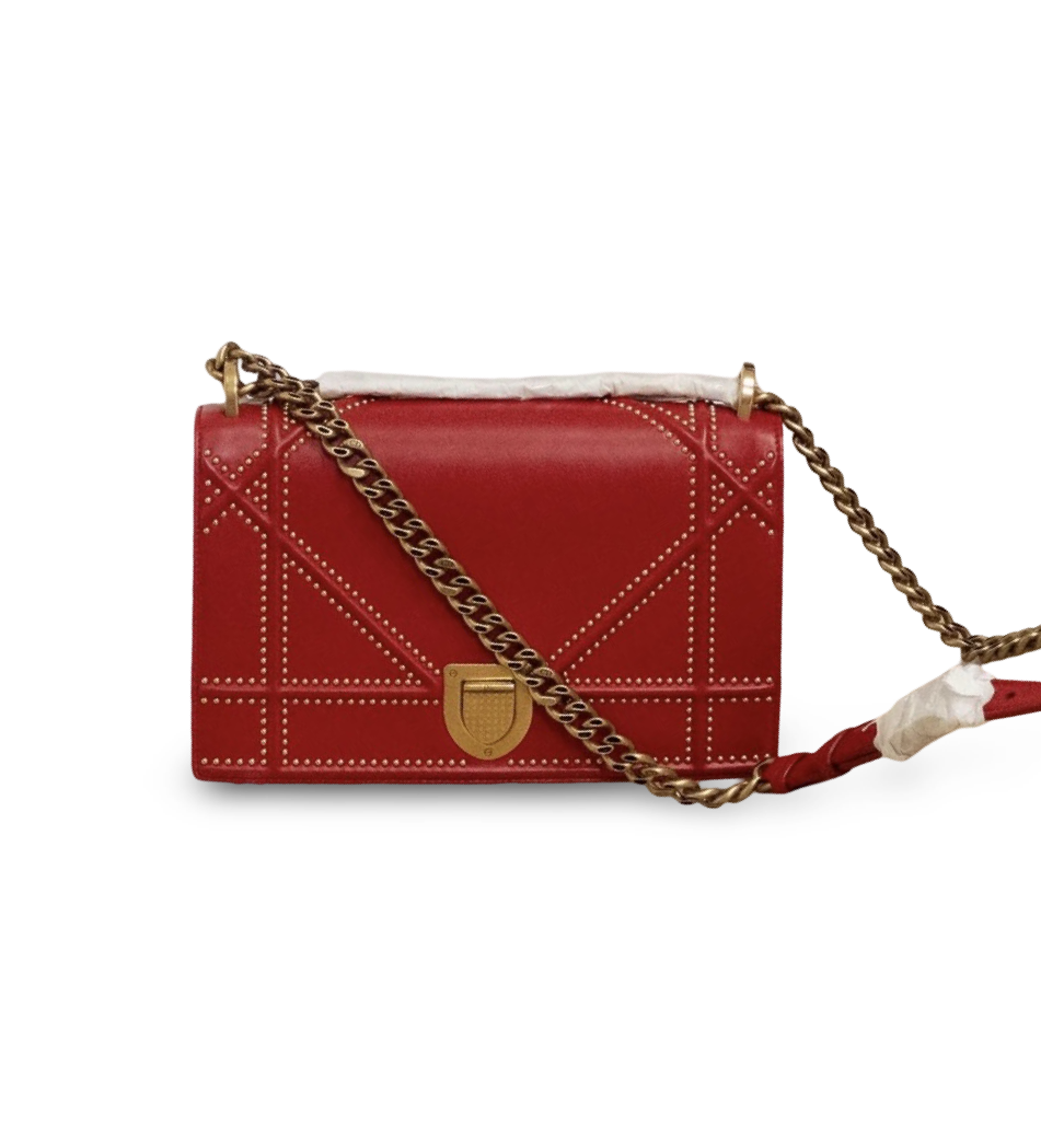 Diorama Studded Flap Bag