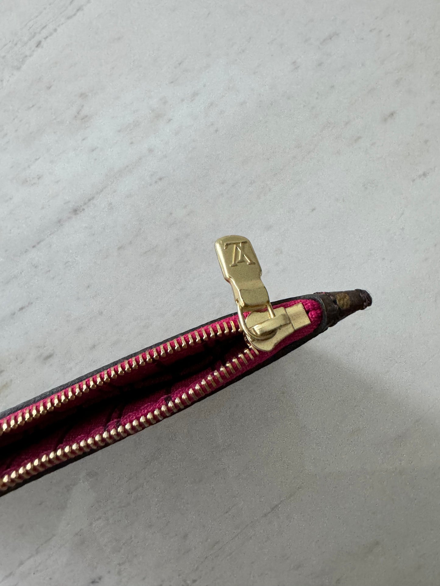 Louis Vuitton Monogram wristlet pouch