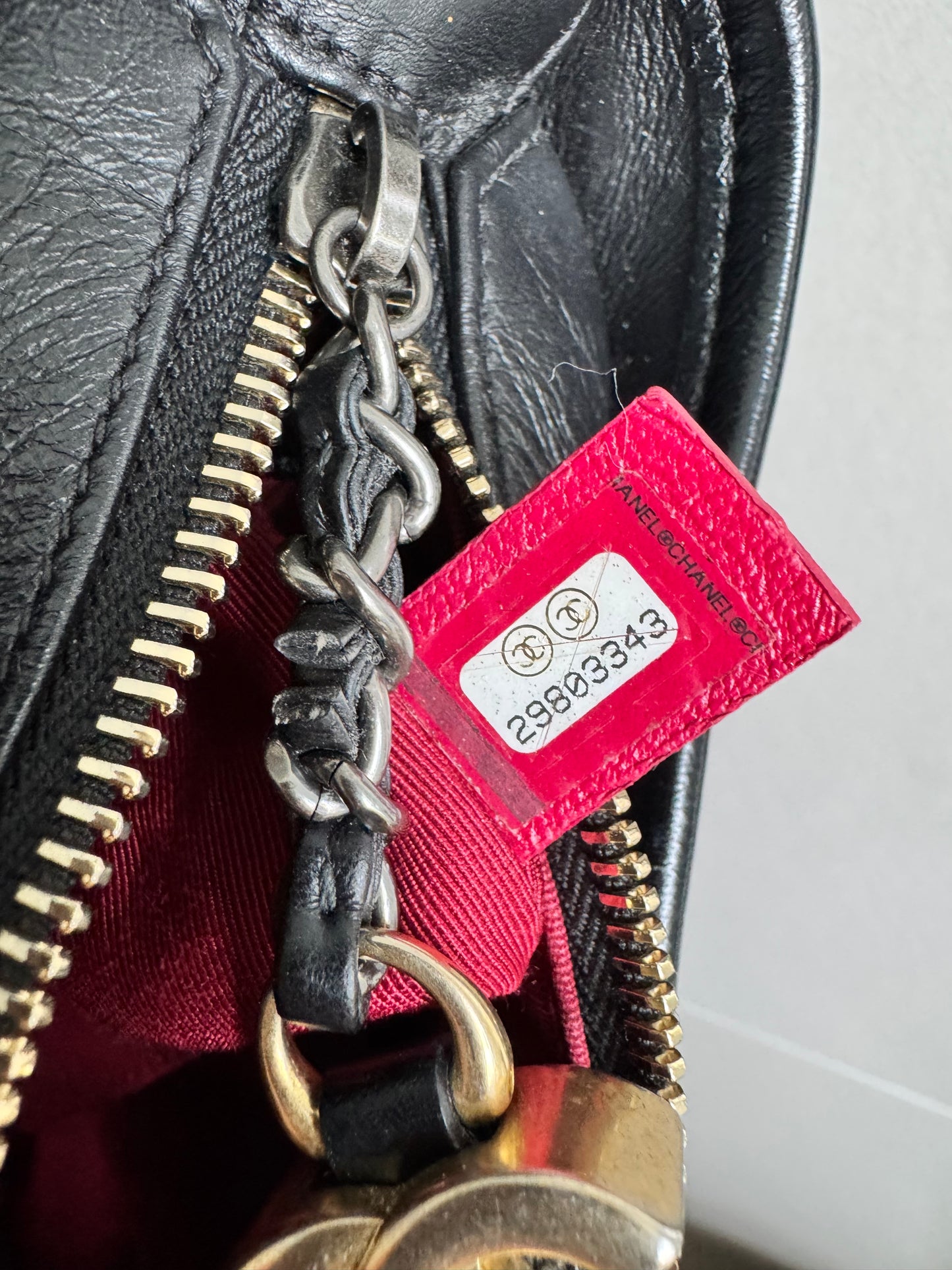 Chanel Gabrielle Hobo Small with Logo Handle Bag Black