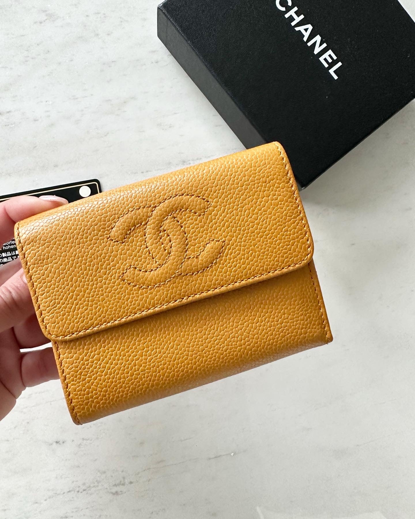 Chanel vintage bifold wallet