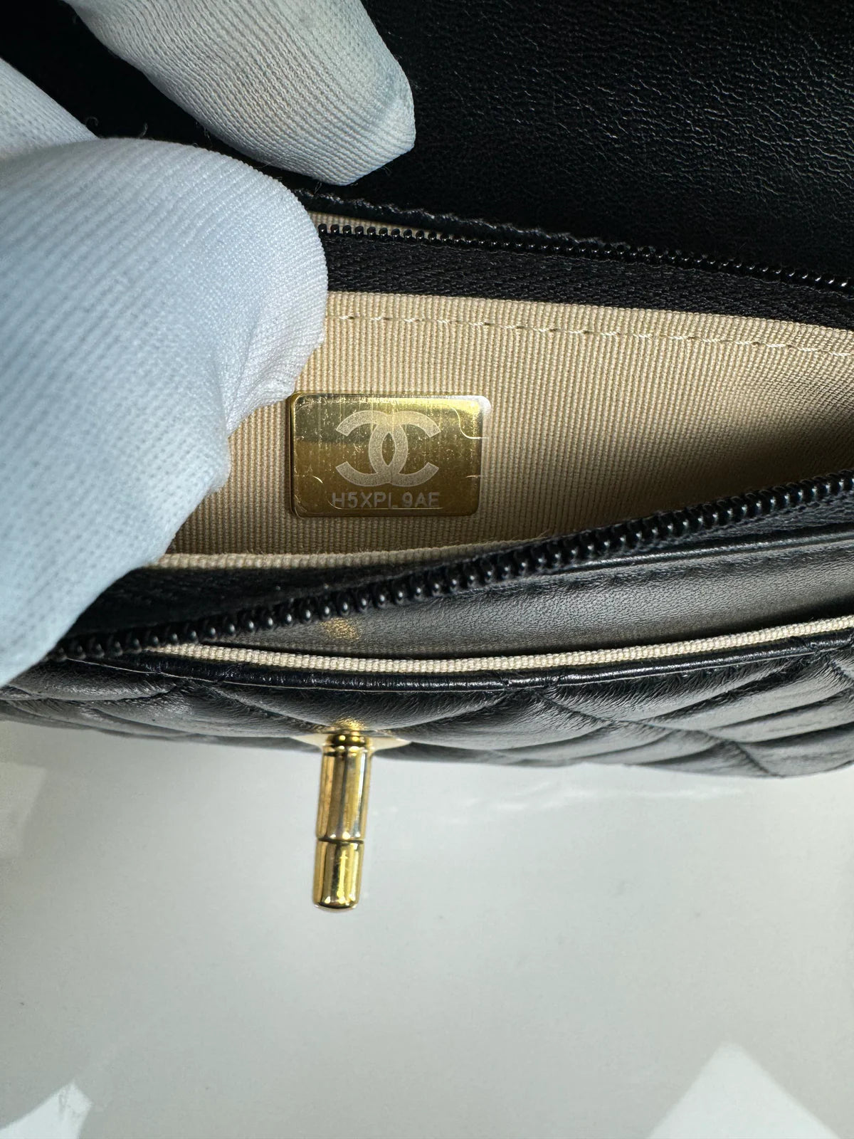 Chanel Lambskin Quilted CC Wallet On Chain WOC