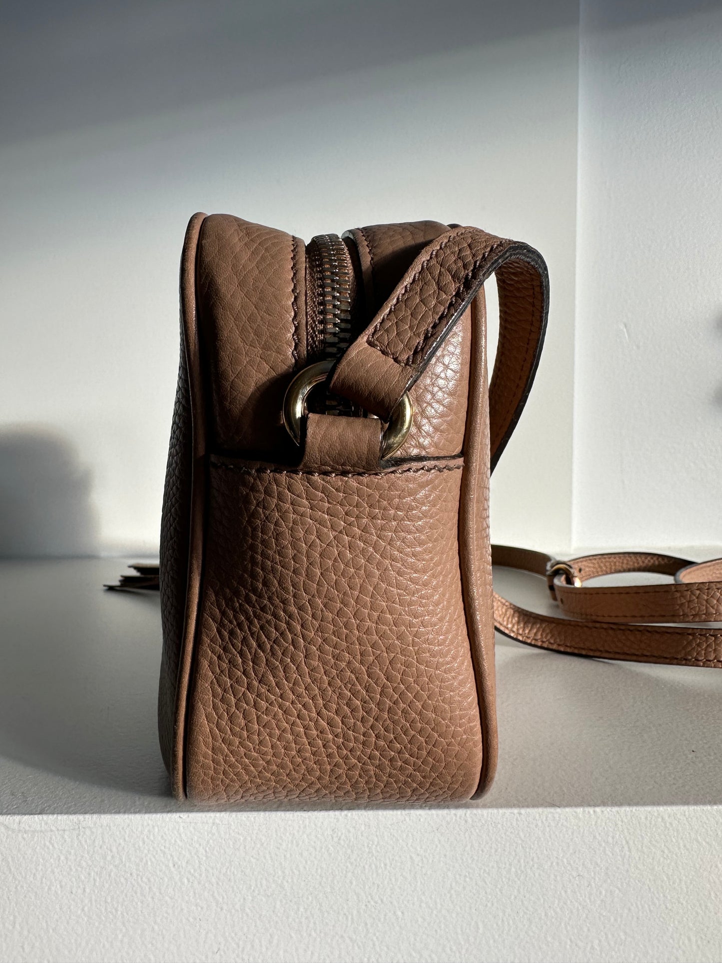 Gucci Soho Disco Bag, nude