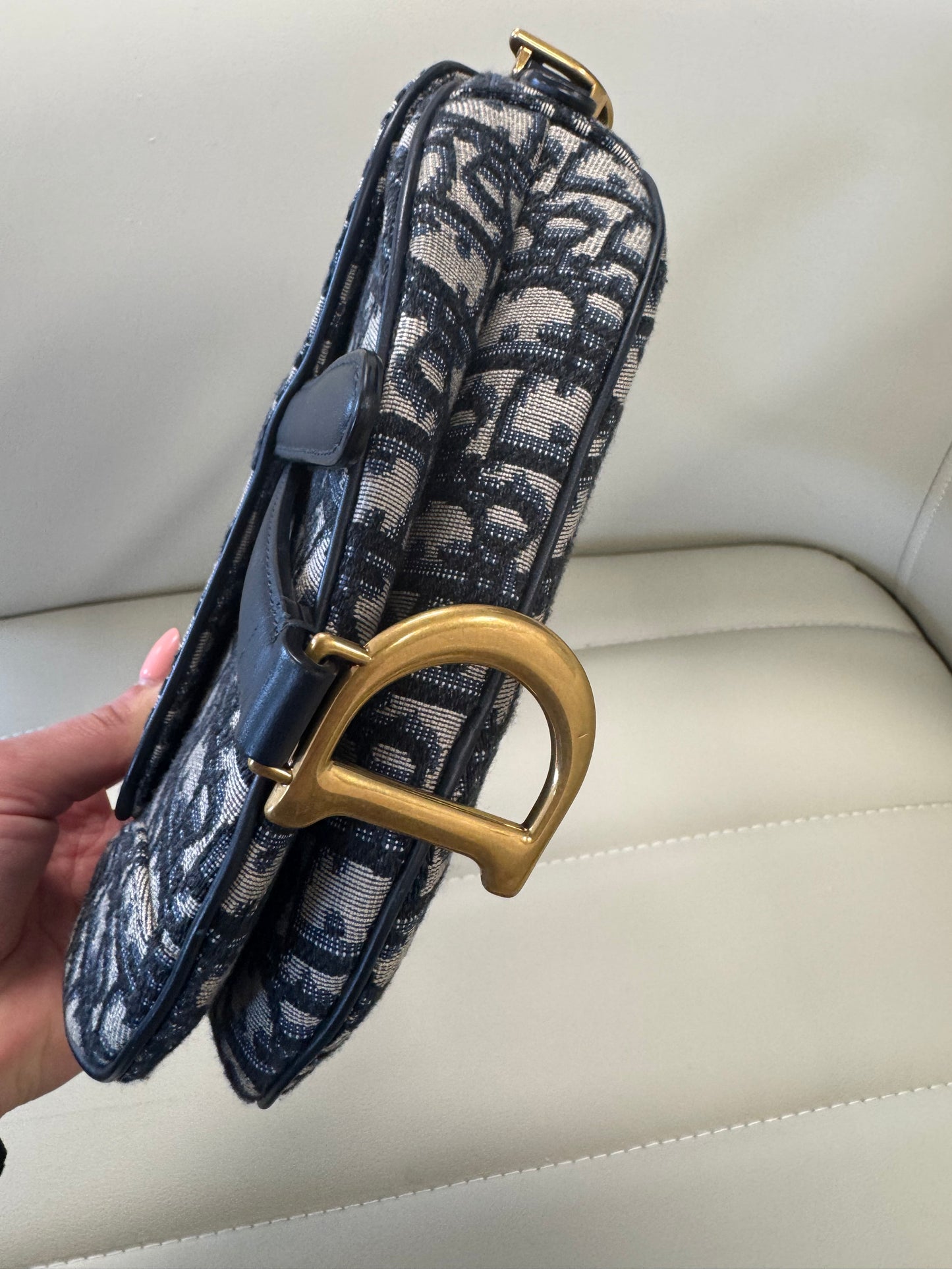 Christian Dior Oblique Mini Saddle Bag