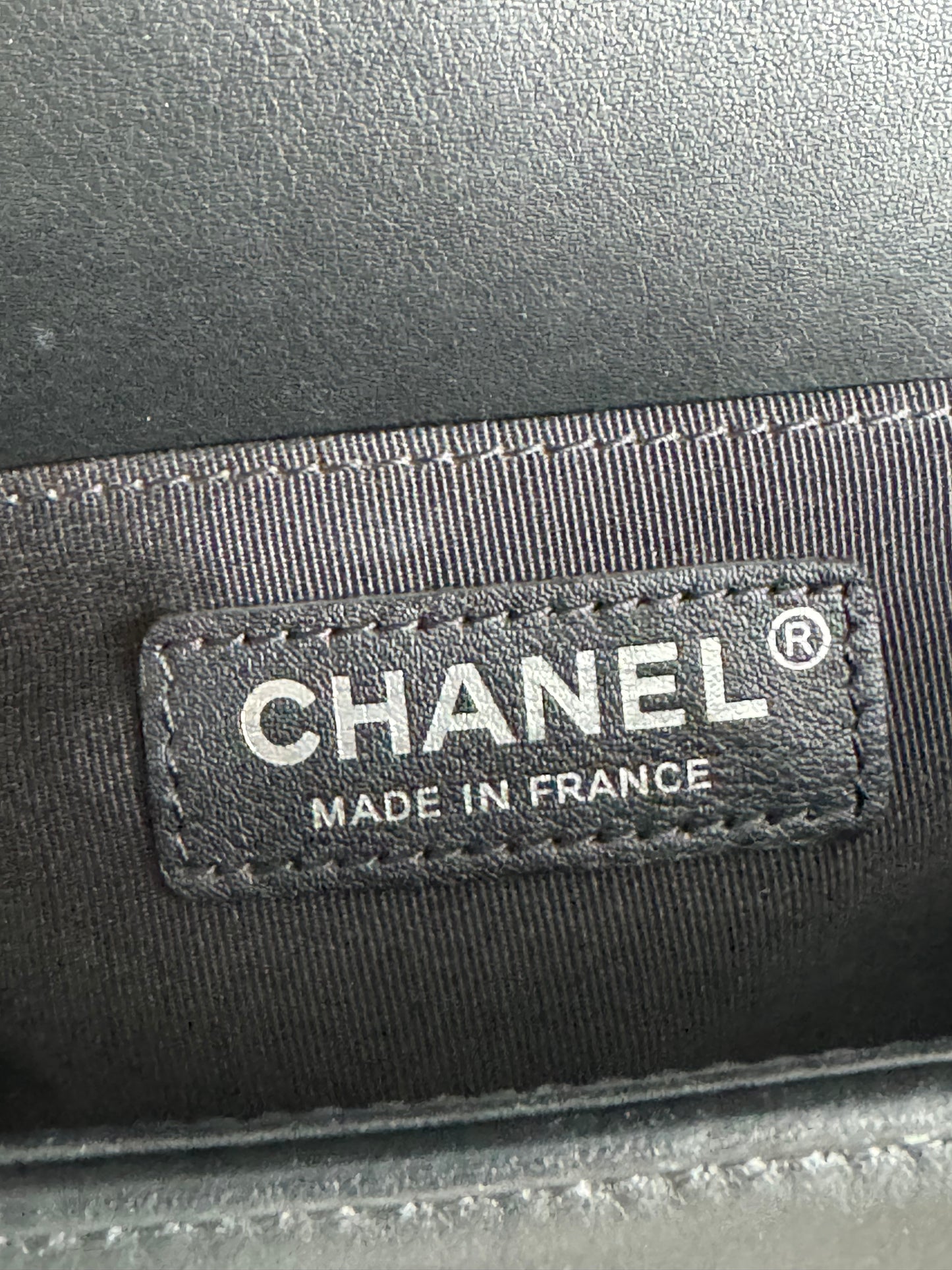 Chanel quilted old medium boy bag