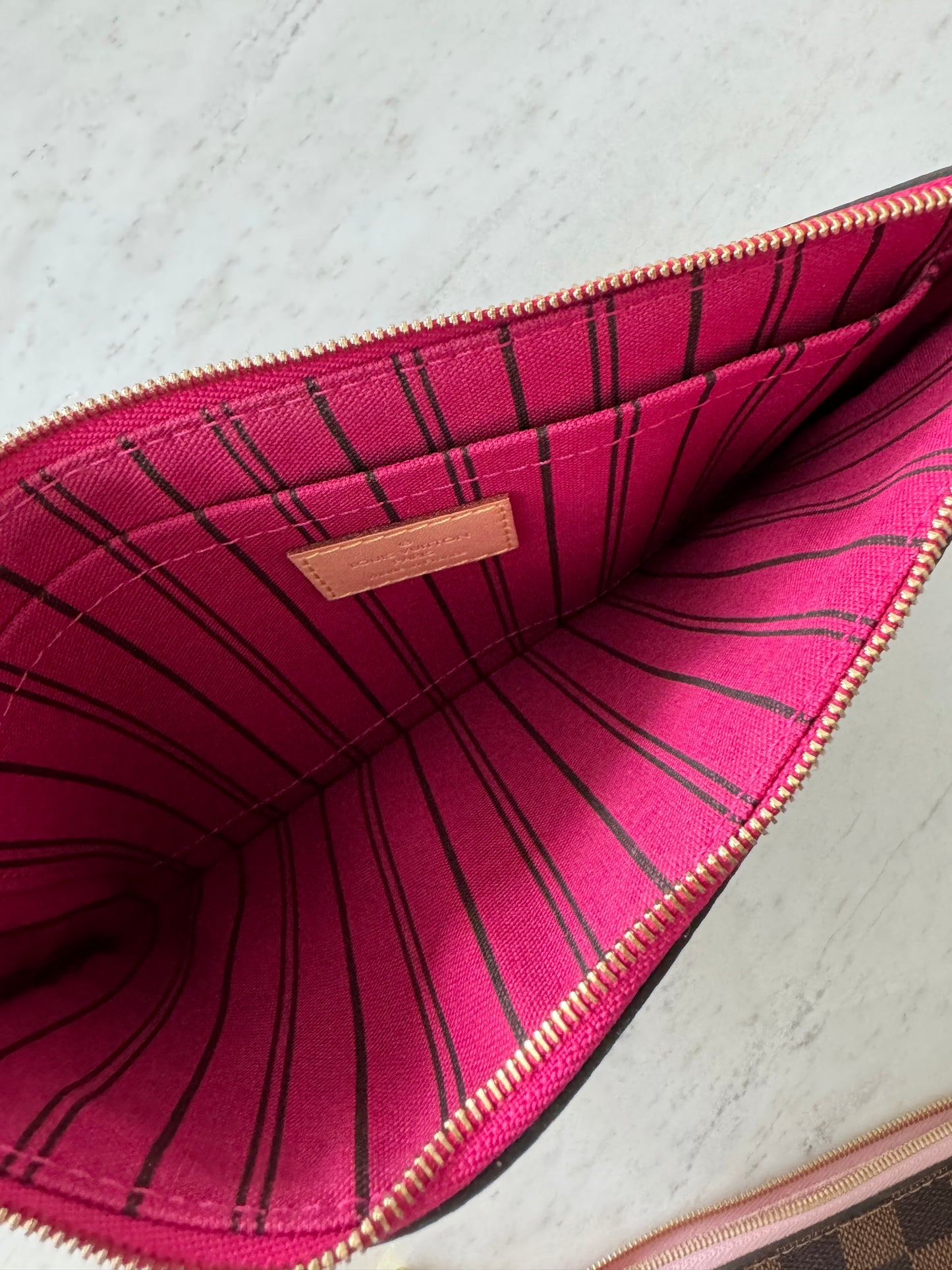 Louis Vuitton Monogram wristlet pouch