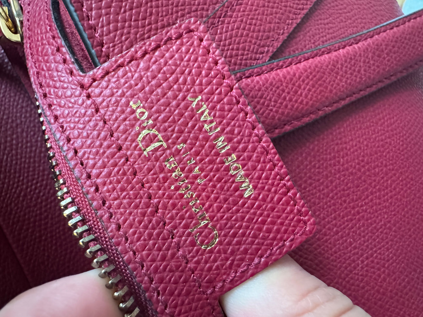 Christian Dior Saddle Bag, Medium