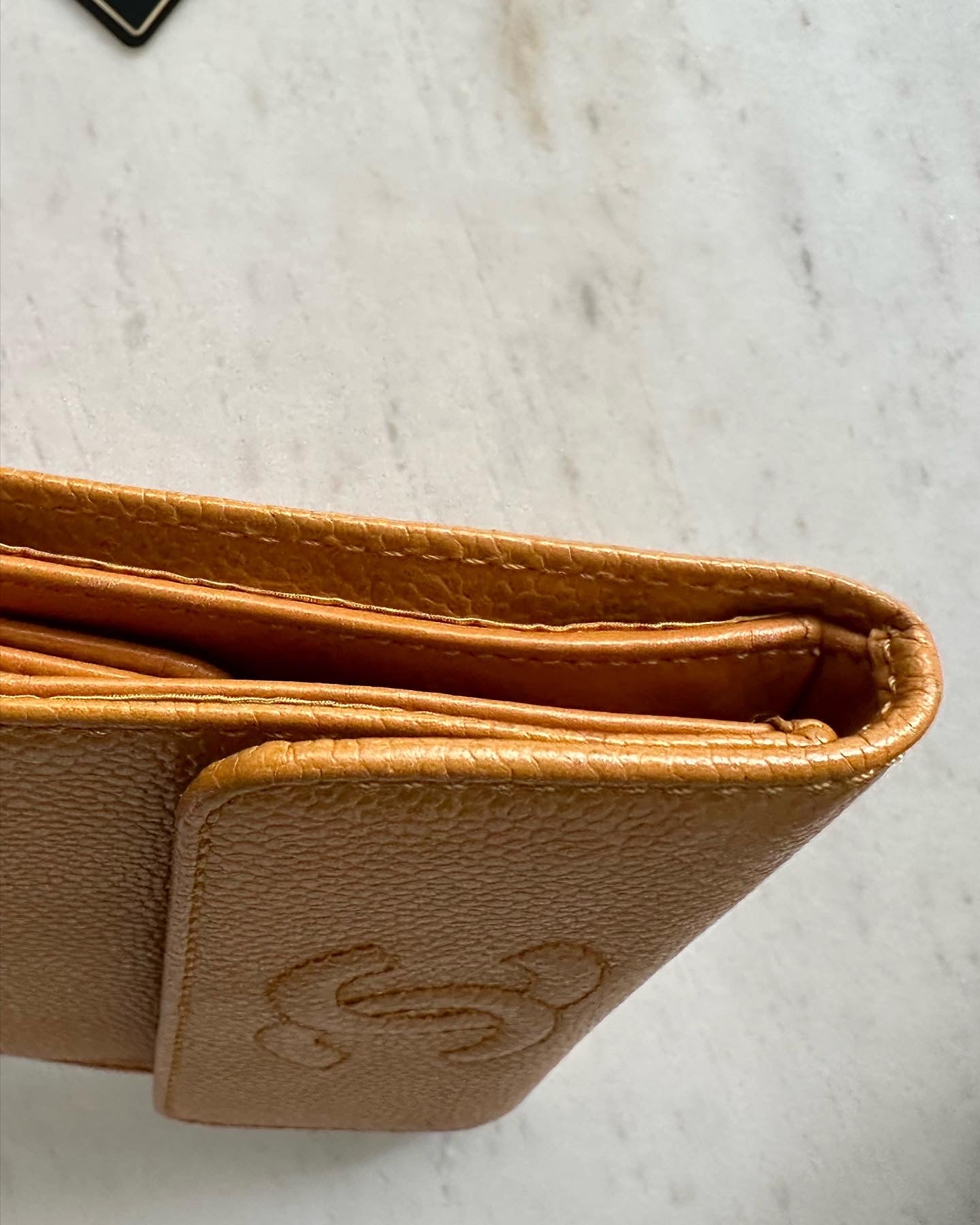 Chanel vintage bifold wallet