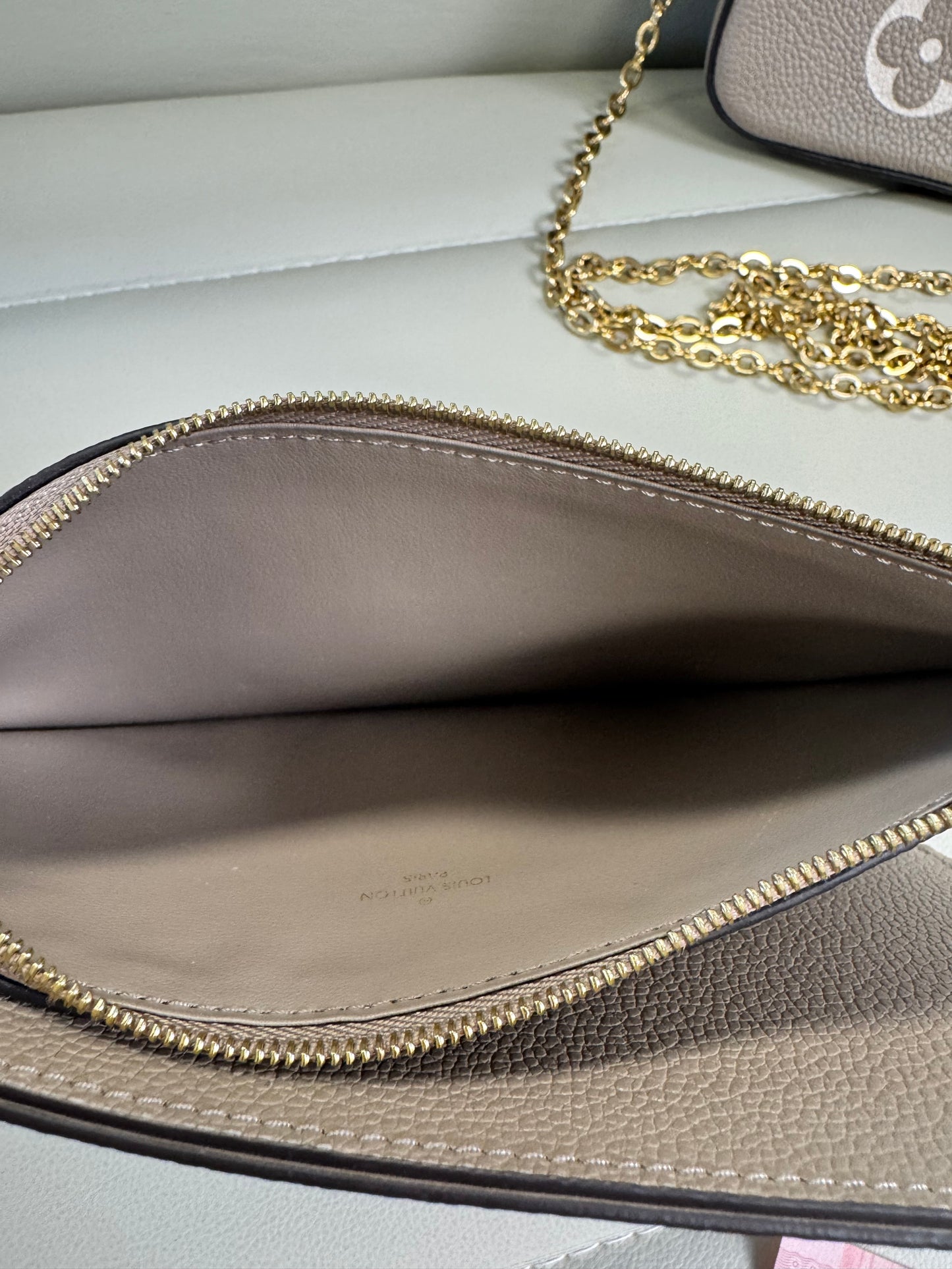 Louis Vuitton Empreinte Monogram Felicie Pochette, Turtle Dove