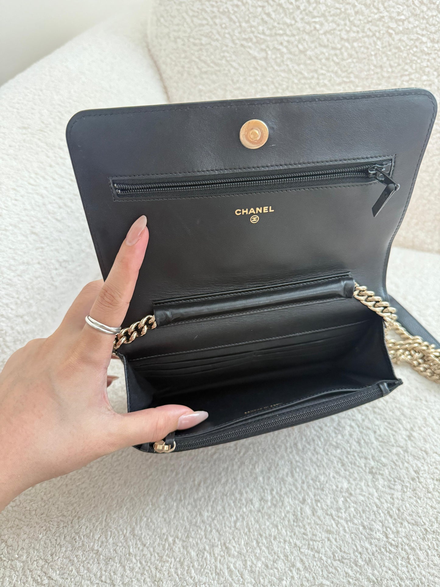 Chanel Boy Wallet On Chain Bag