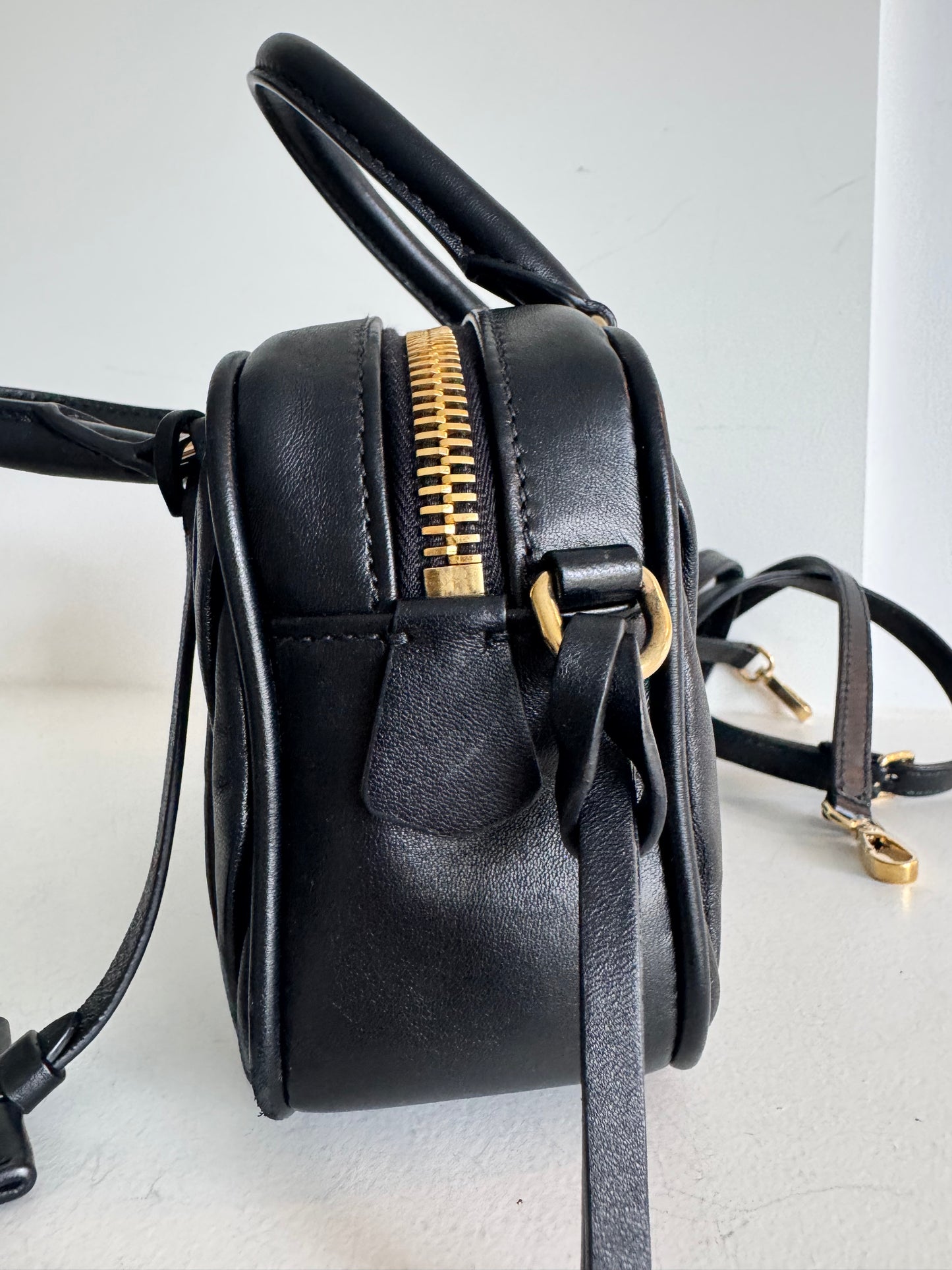 Miu Miu Nappa Matelasse Small Arcadie Black