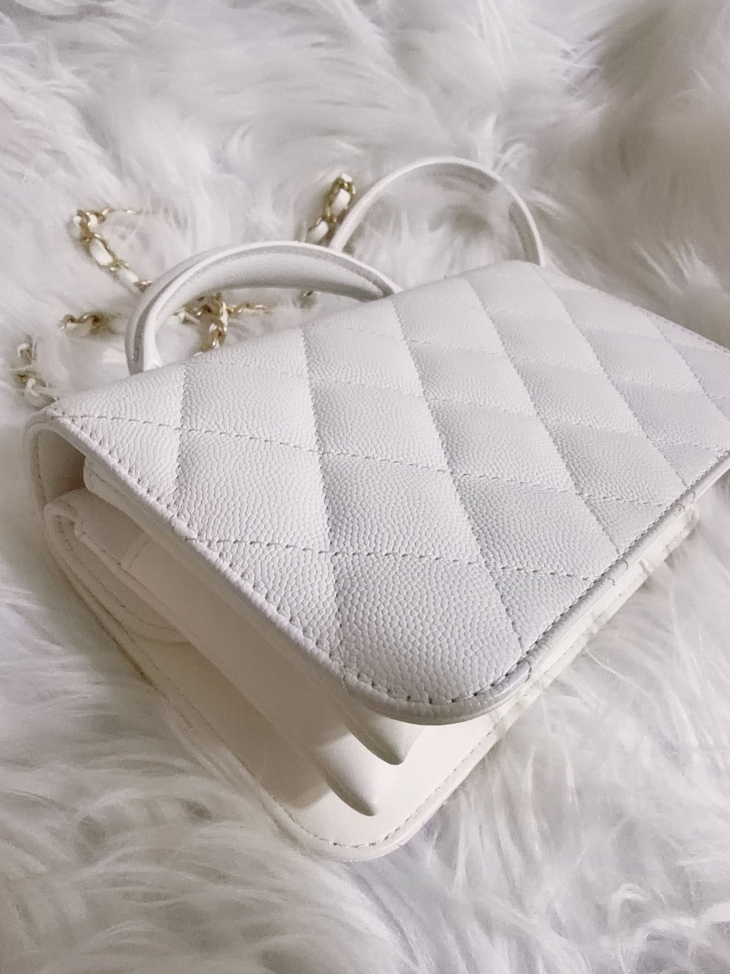 Chanel Top Handle Flap Bag
