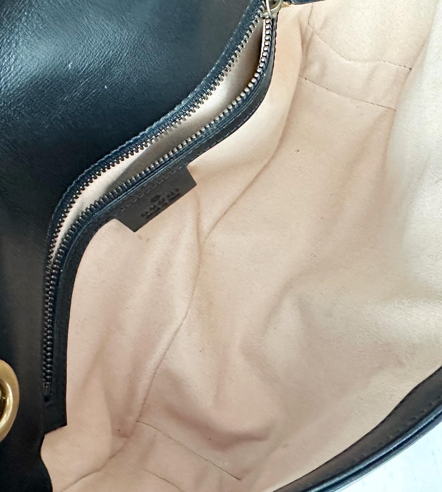 Gucci marmont matelasse small flap bag
