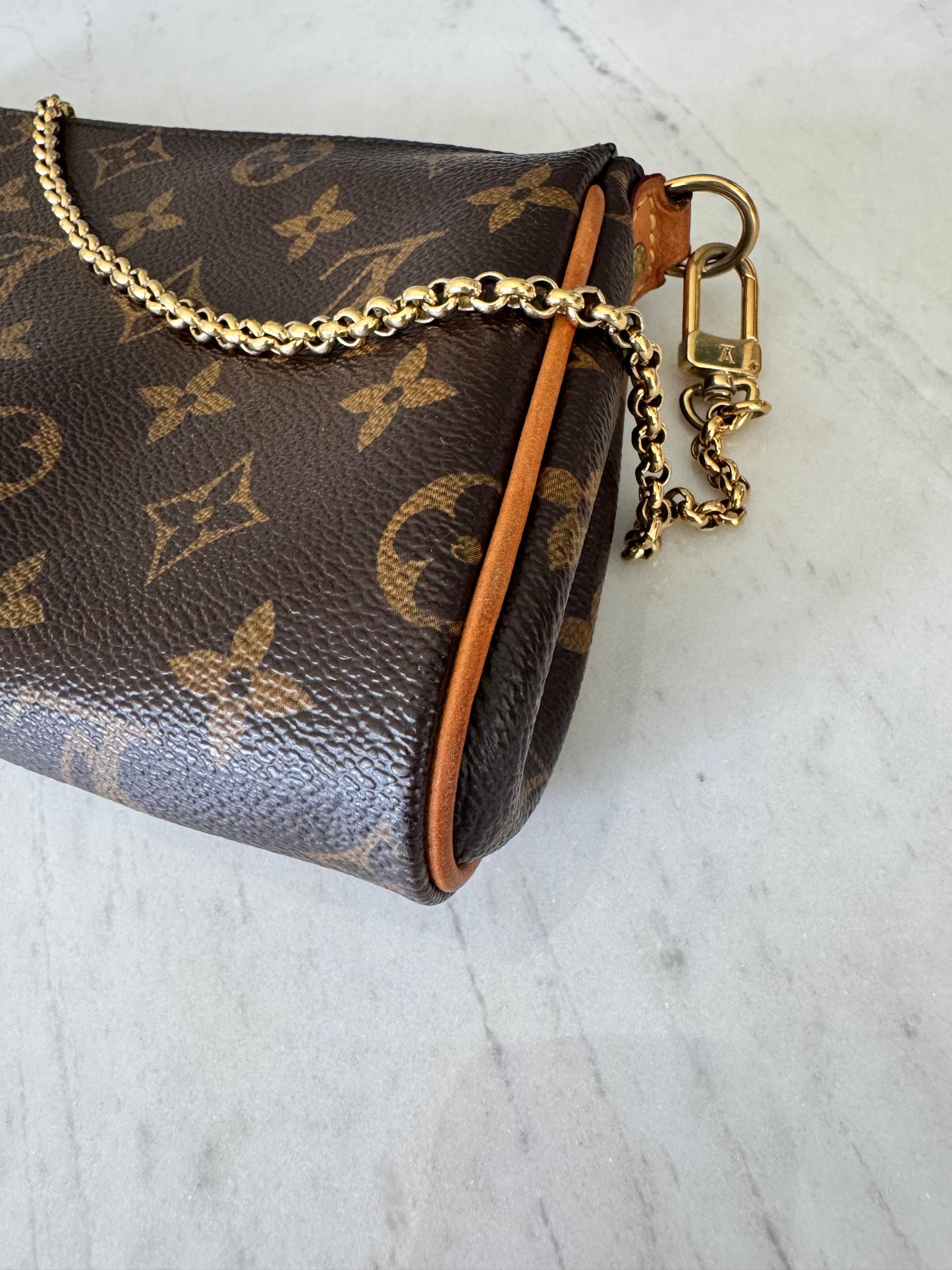 Louis Vuitton Eva Clutch On Chain