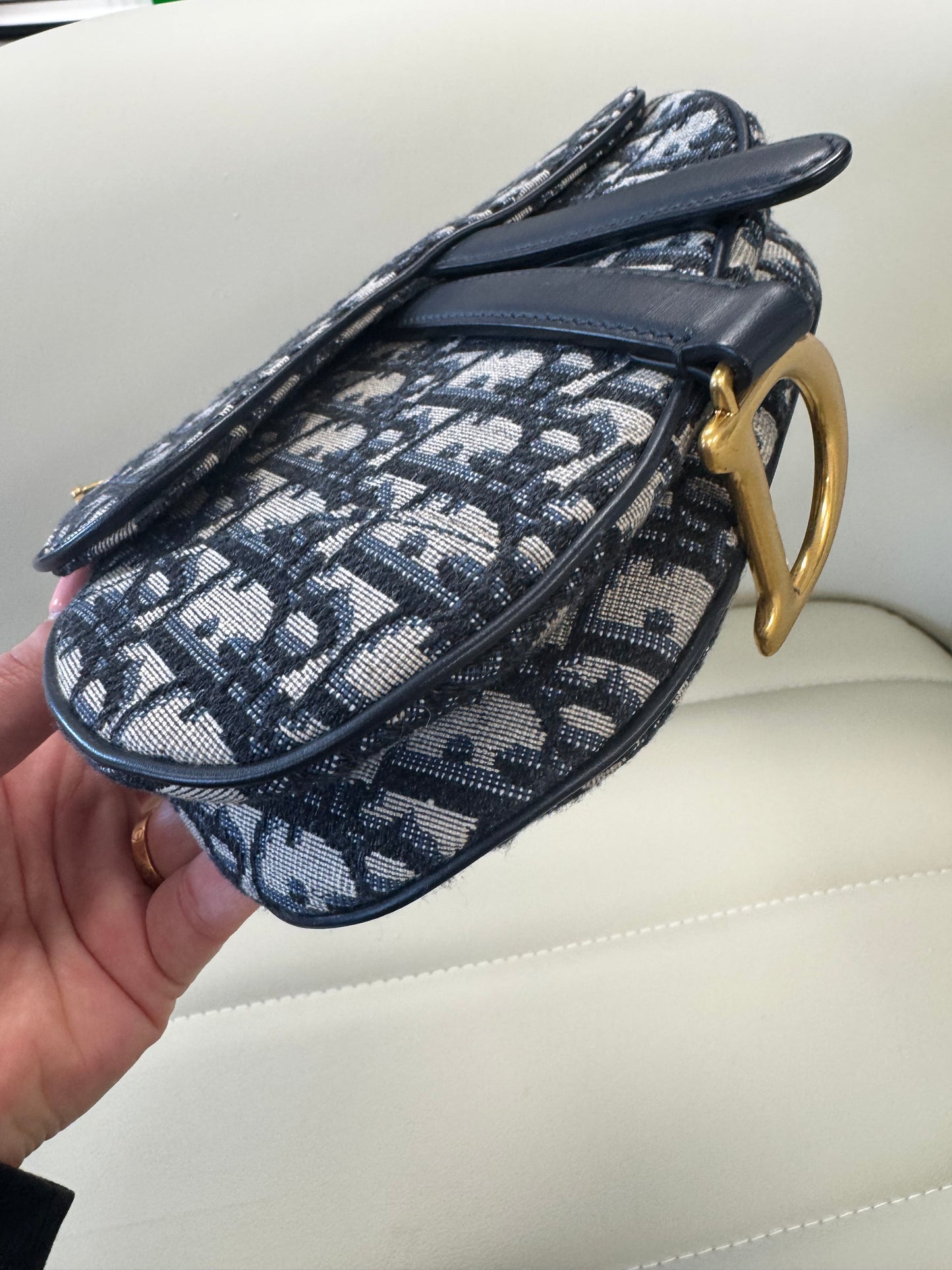 Christian Dior Oblique Mini Saddle Bag