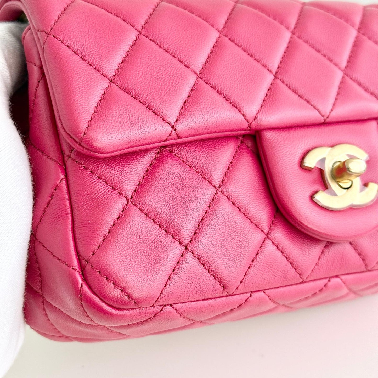 Chanel mini rectangular pearl crush