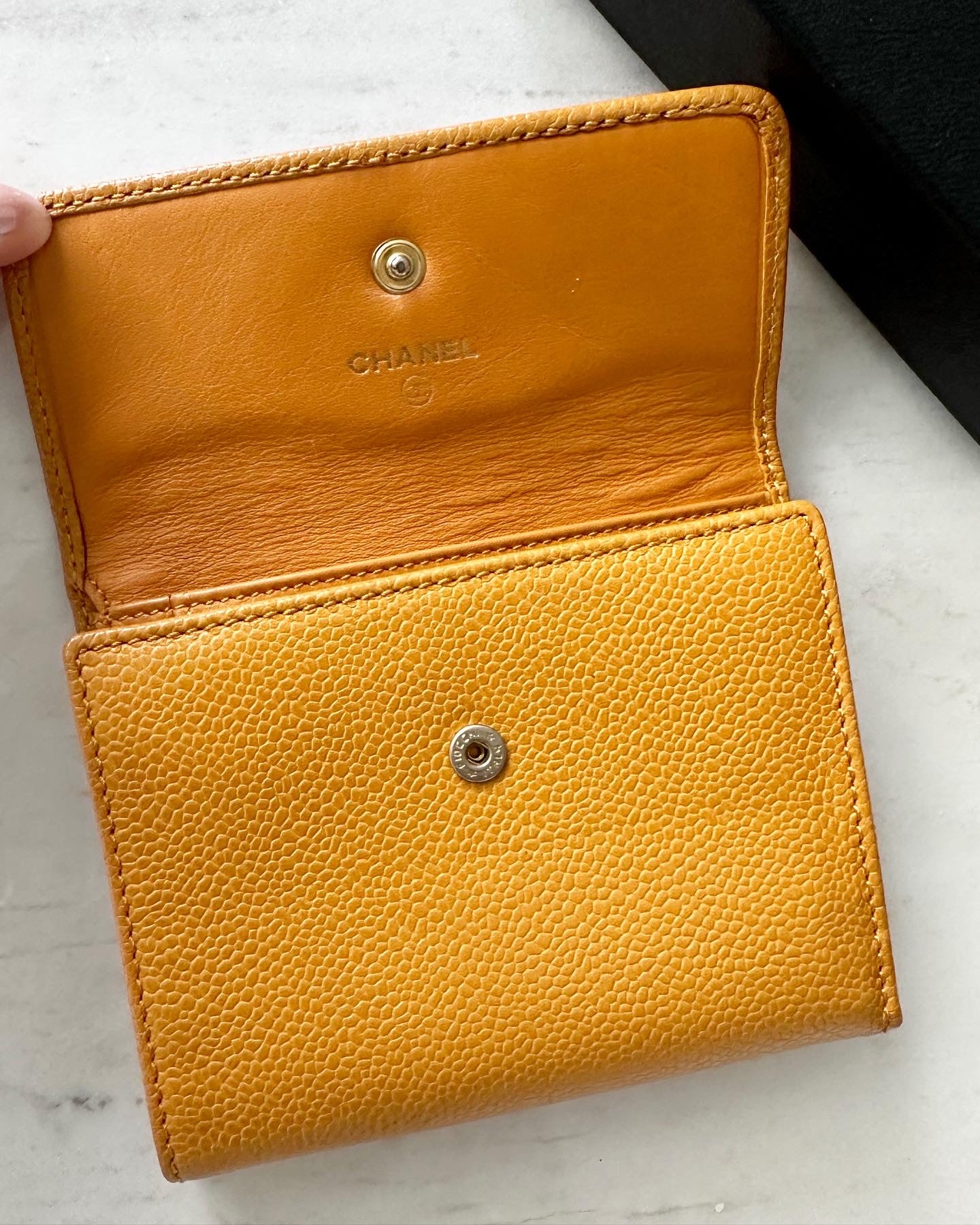 Chanel vintage bifold wallet