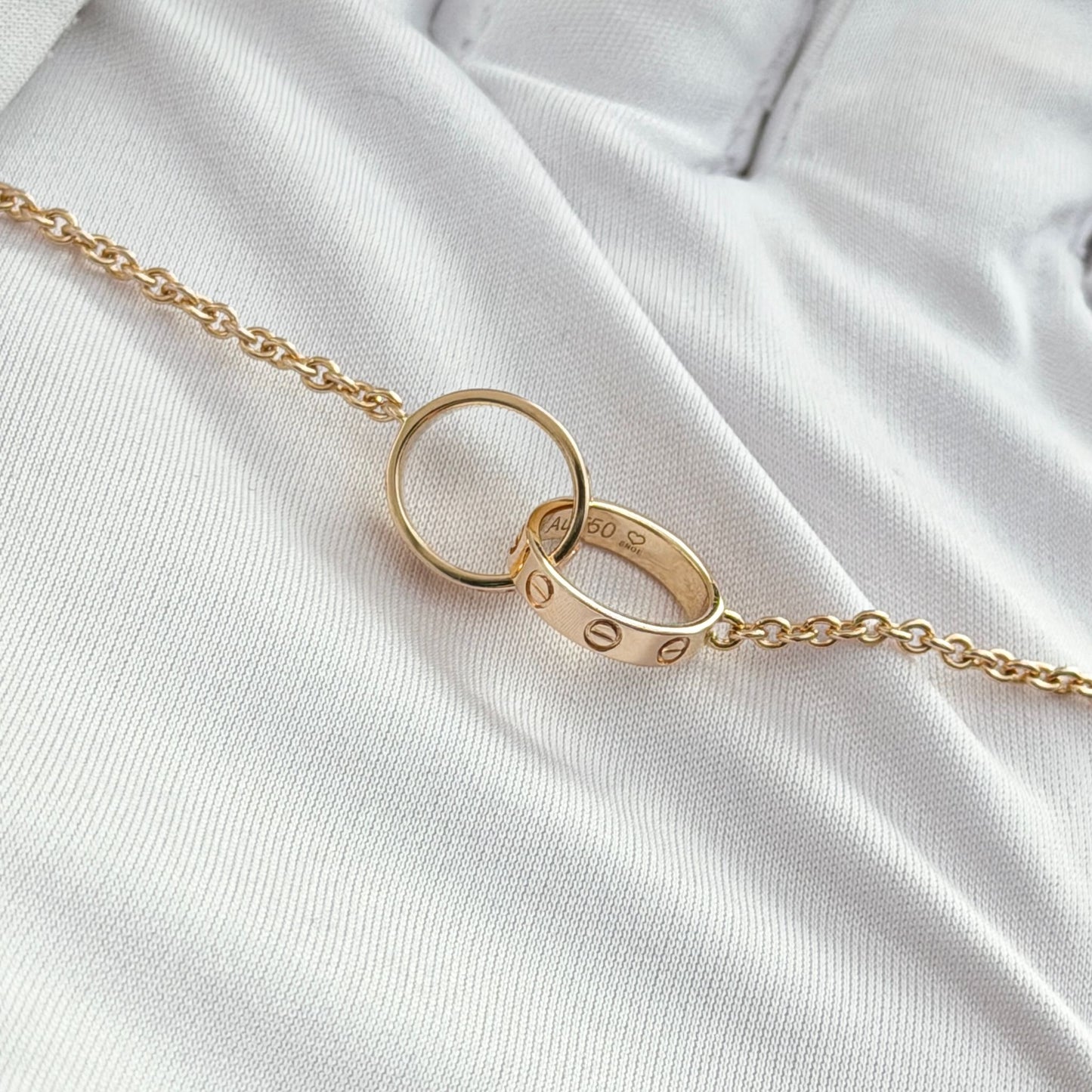 Cartier Love Pendent Interlocking