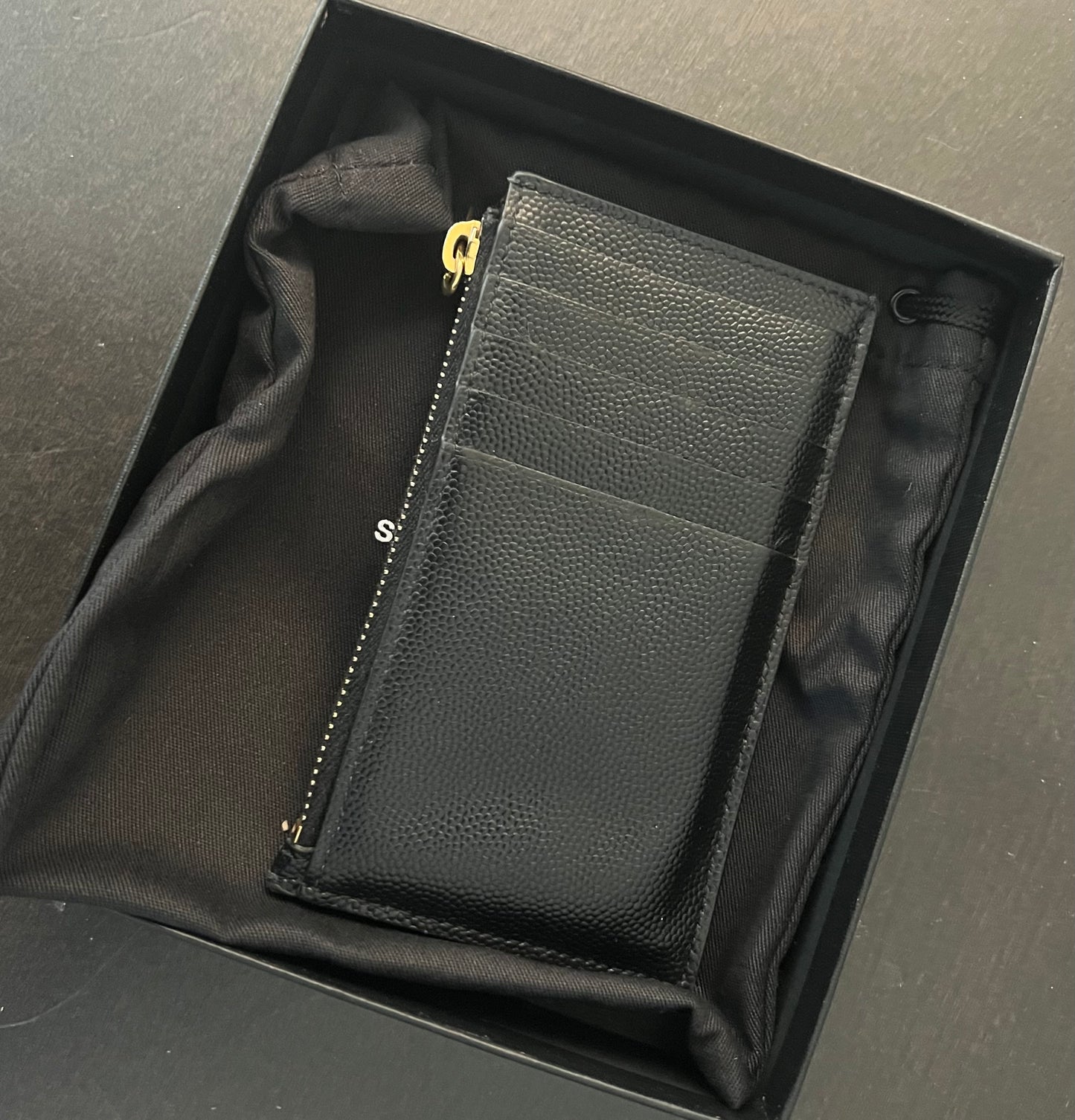 Saint Laurent YSL Logo card holder wallet
