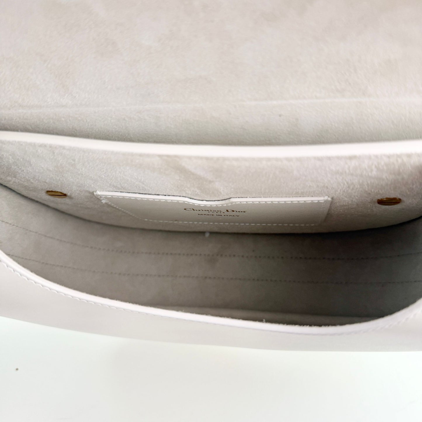 Christian Dior Bobby Medium Bag, White