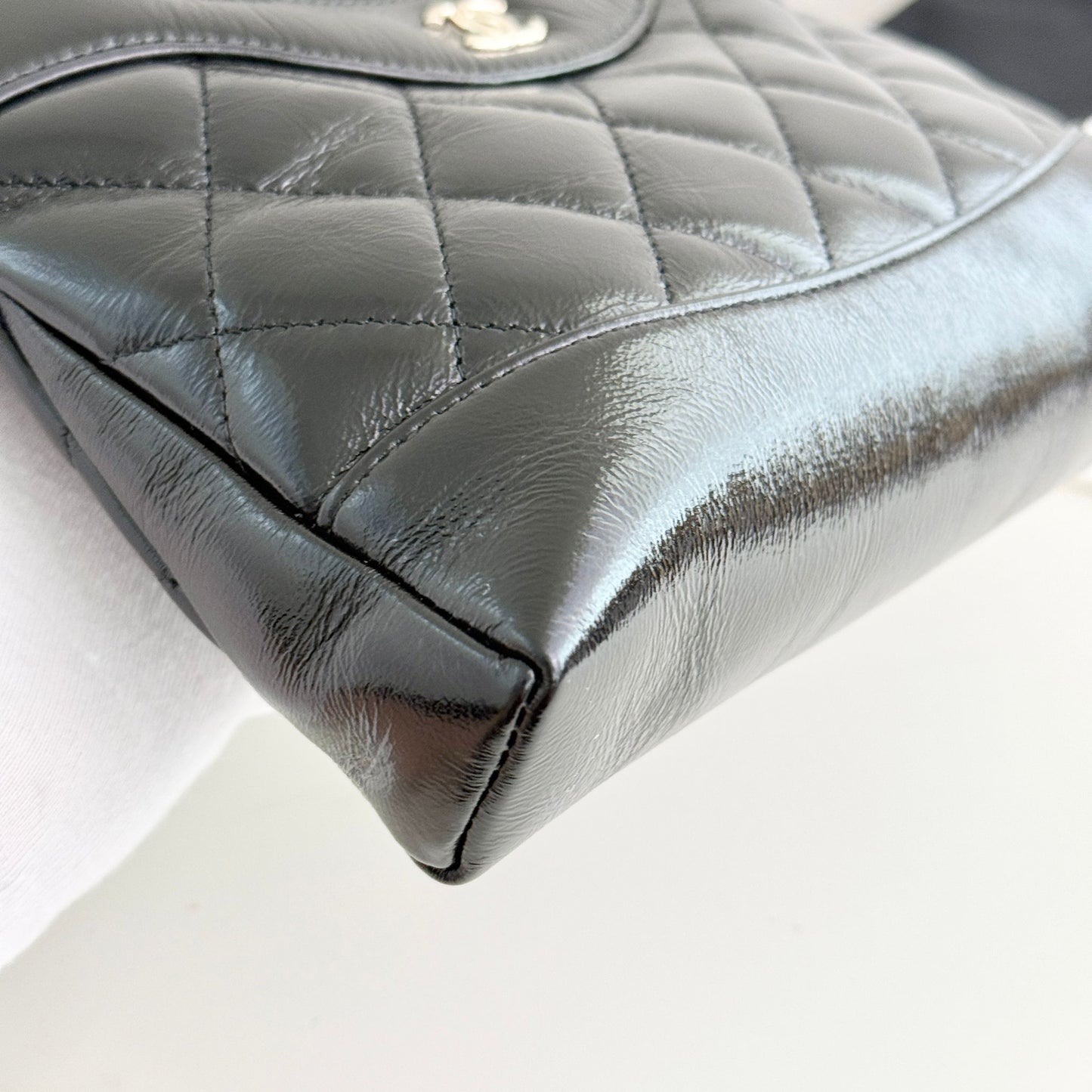 Chanel nano 31 shopper black