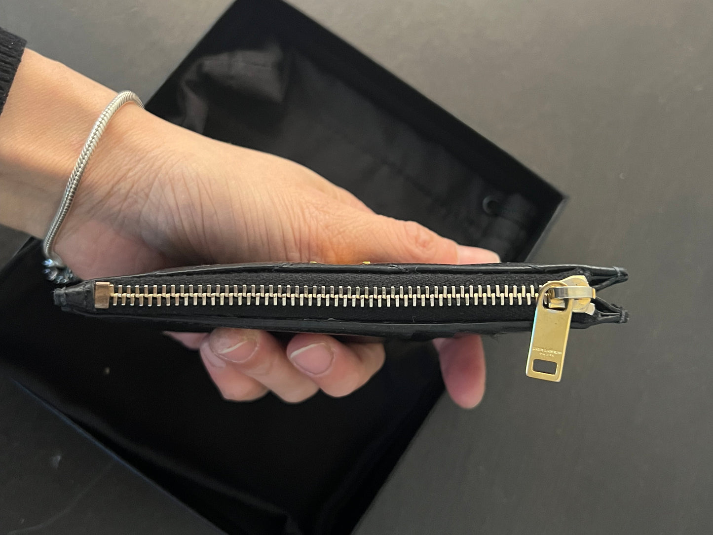 Saint Laurent YSL Logo card holder wallet