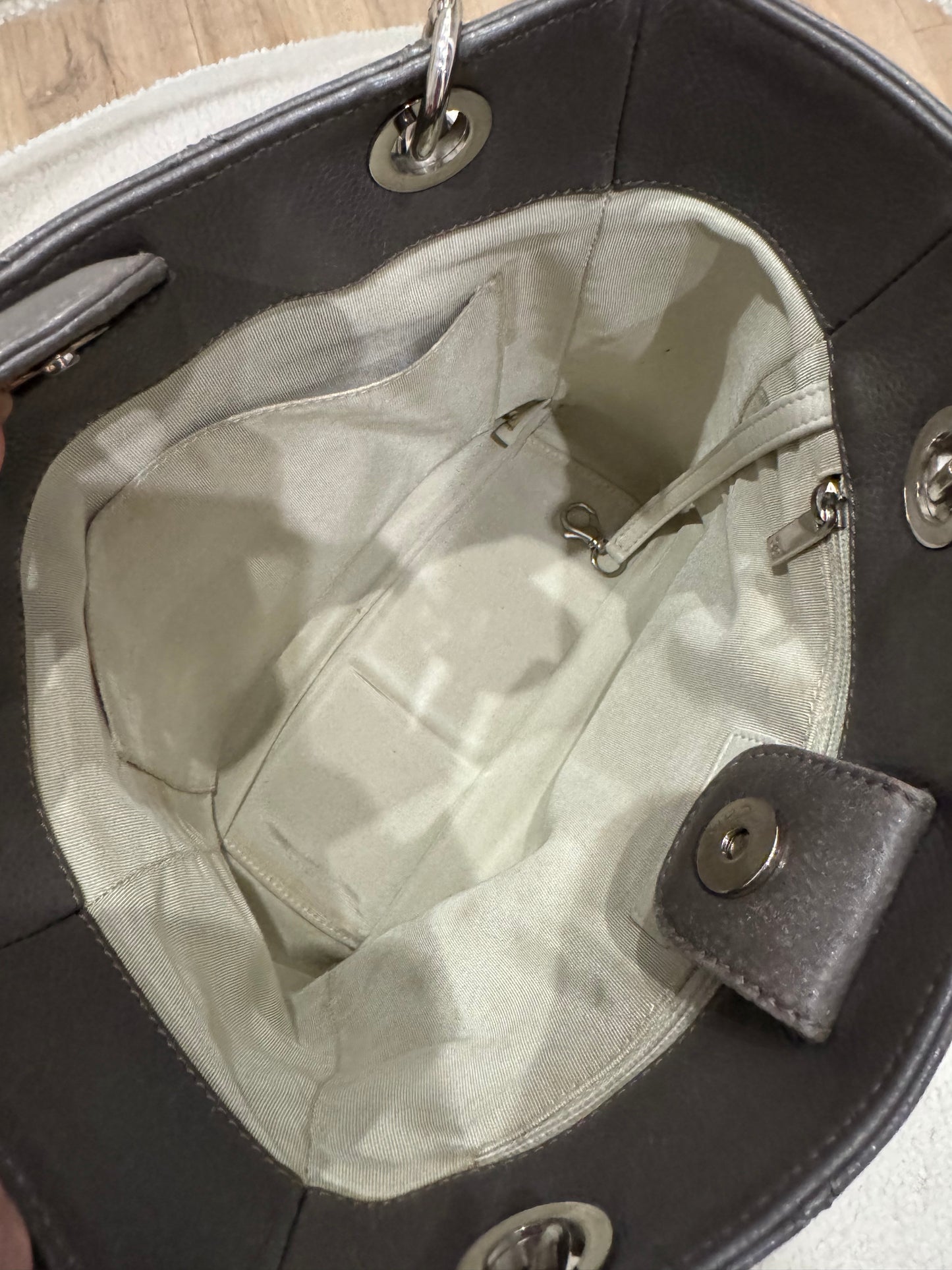 Chanel Grey Caviar PST Tote Bag