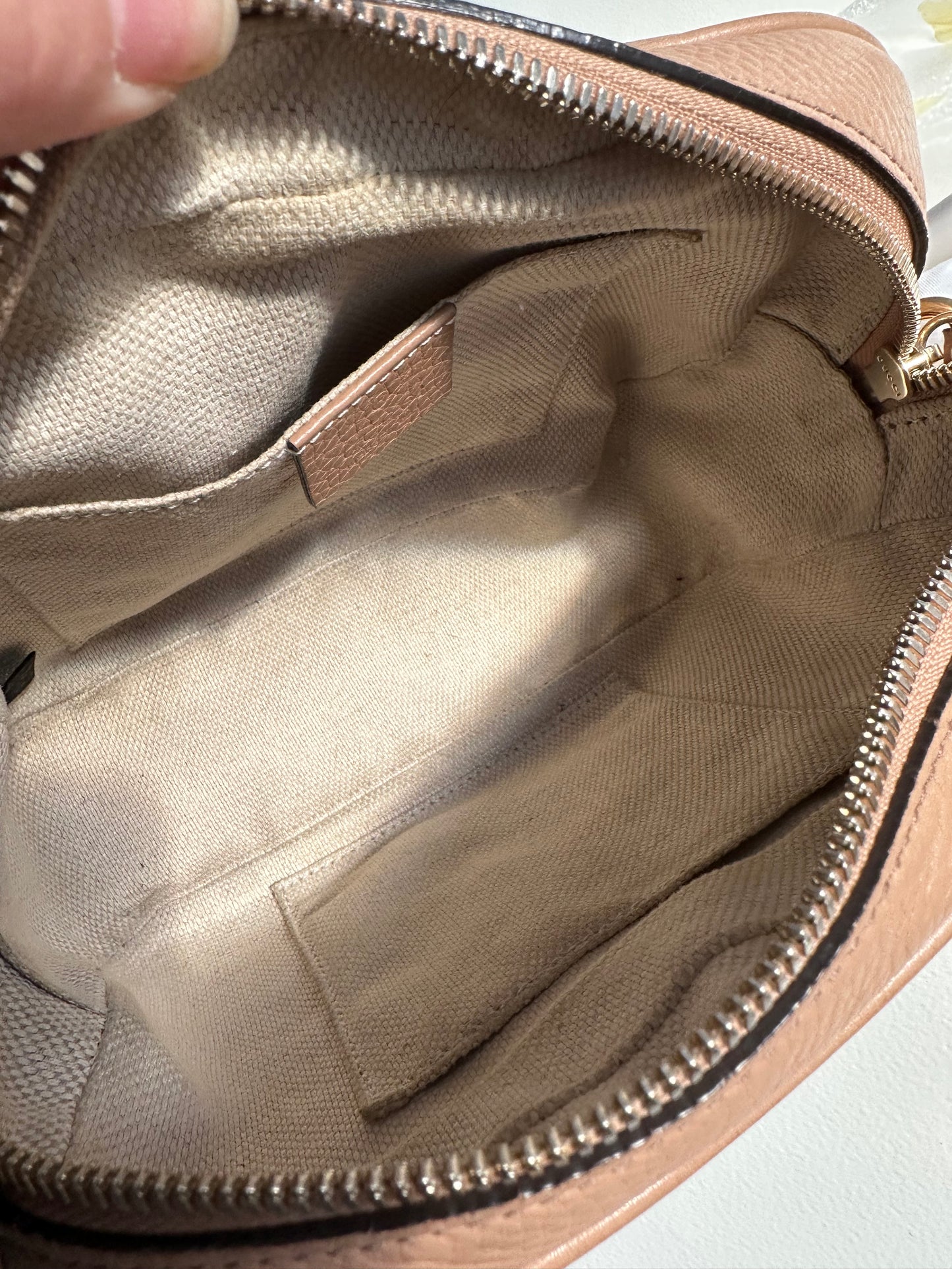 Gucci Soho Disco Bag, nude