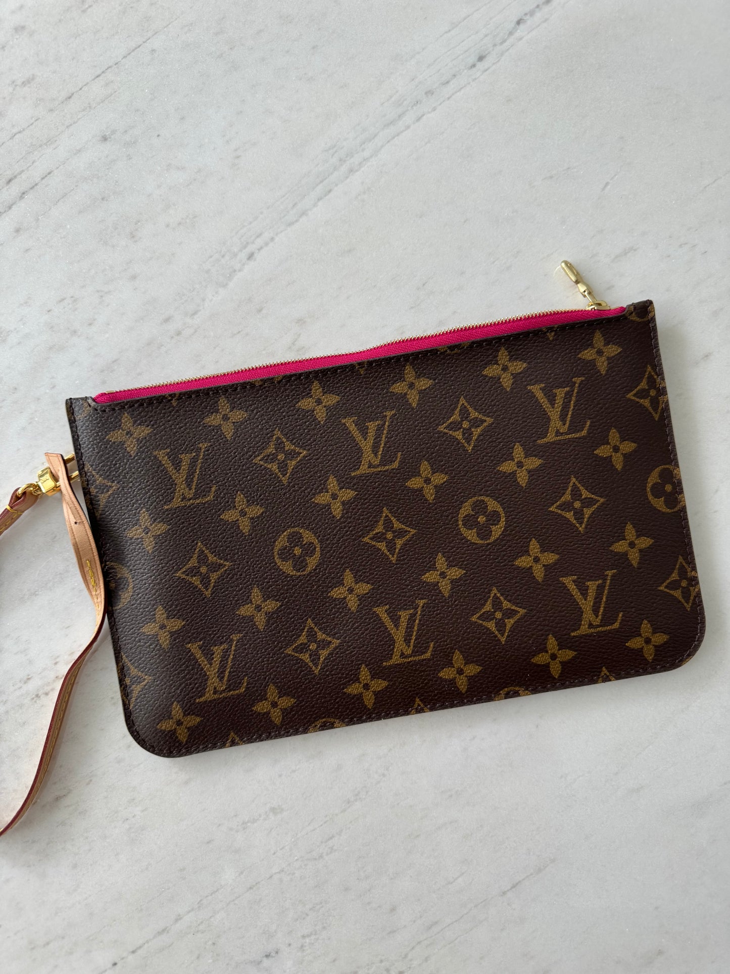 Louis Vuitton Monogram wristlet pouch