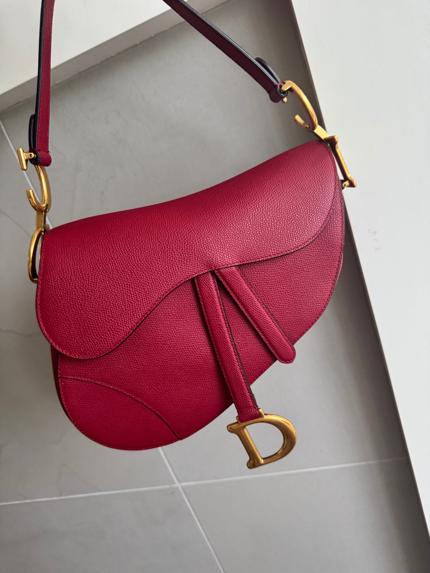Christian Dior Saddle Bag, Medium