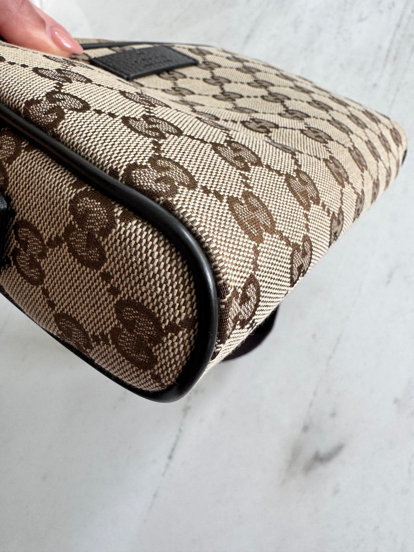 Gucci GG canvas monogram belt bag