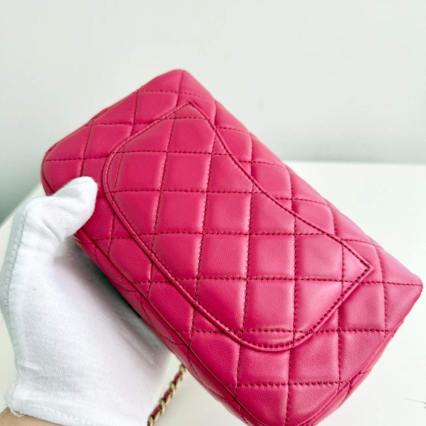 Chanel mini rectangular pearl crush