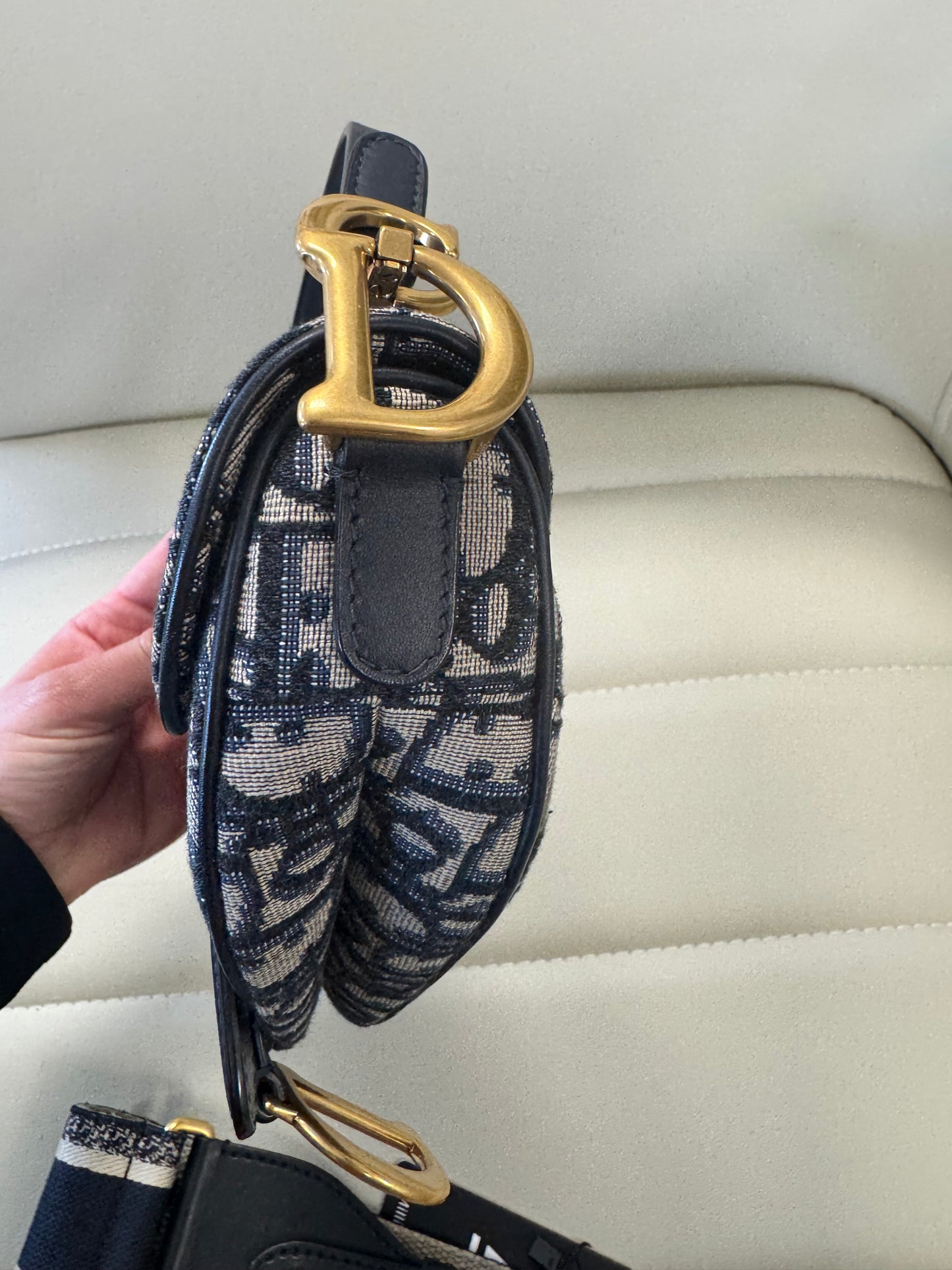 Christian Dior Oblique Mini Saddle Bag