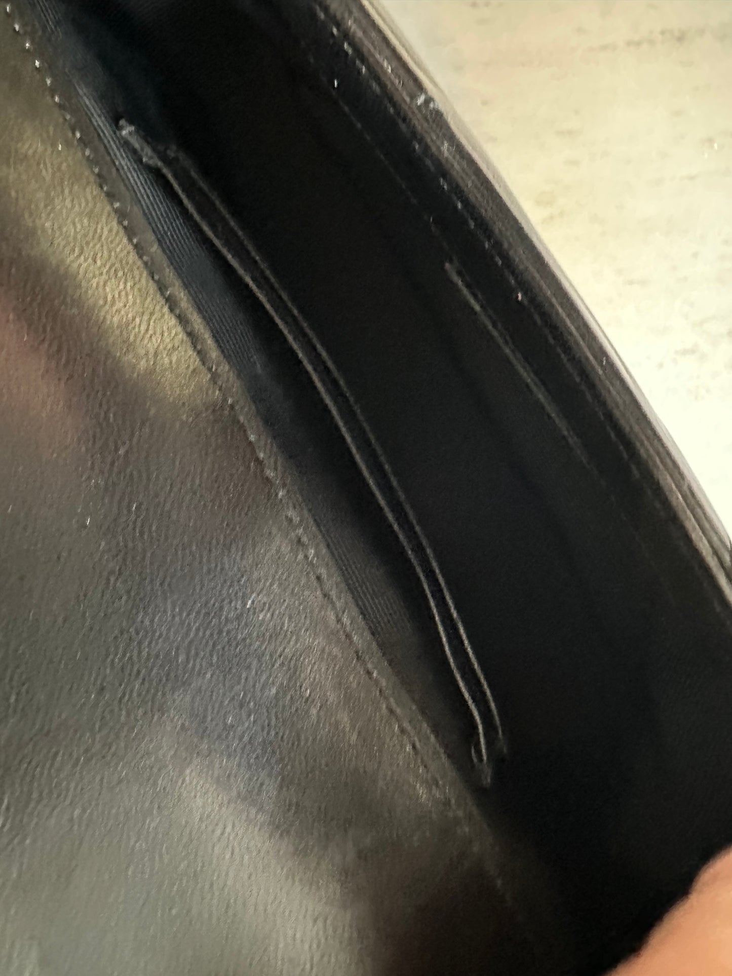 Saint laurent college mini, black ghw