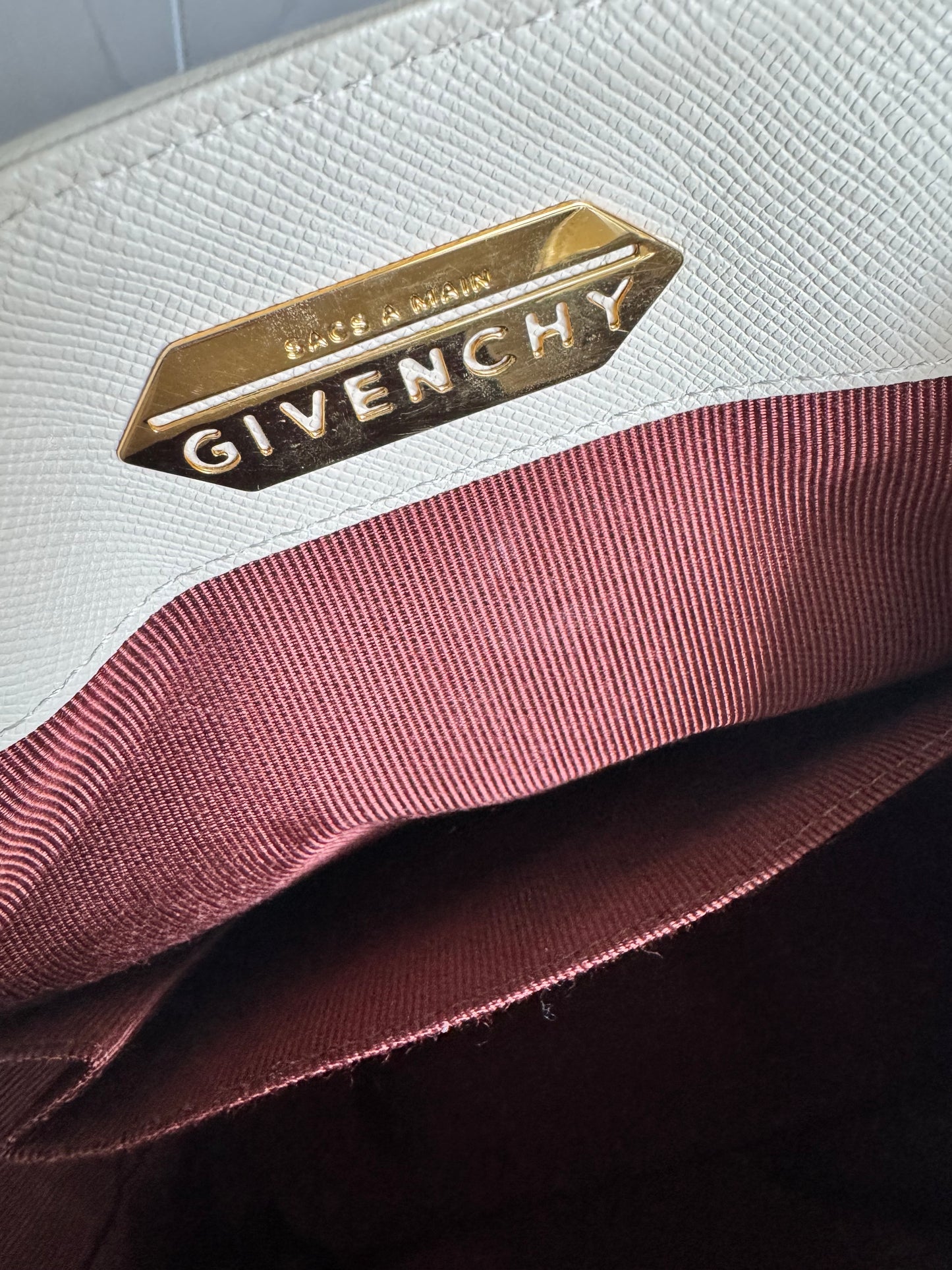 Givenchy Turn Lock Saffiano Box Bag