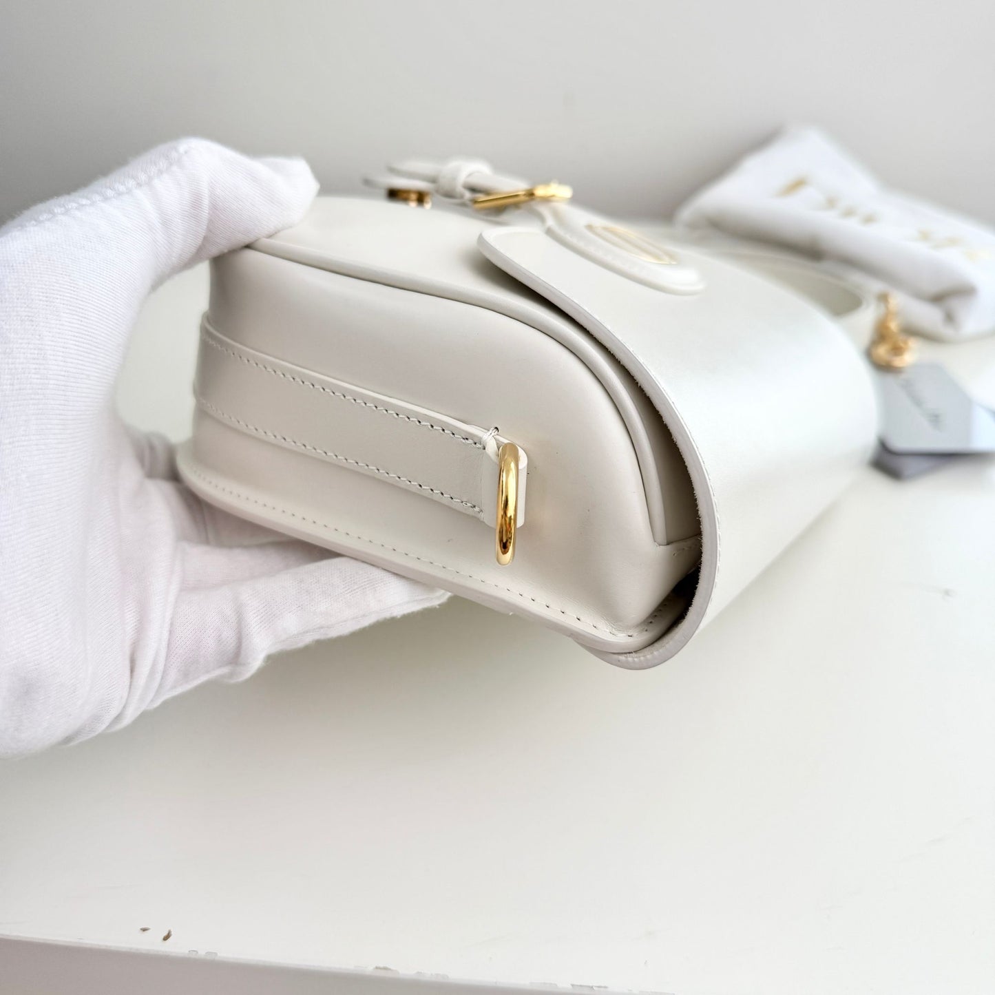 Christian Dior Bobby Medium Bag, White