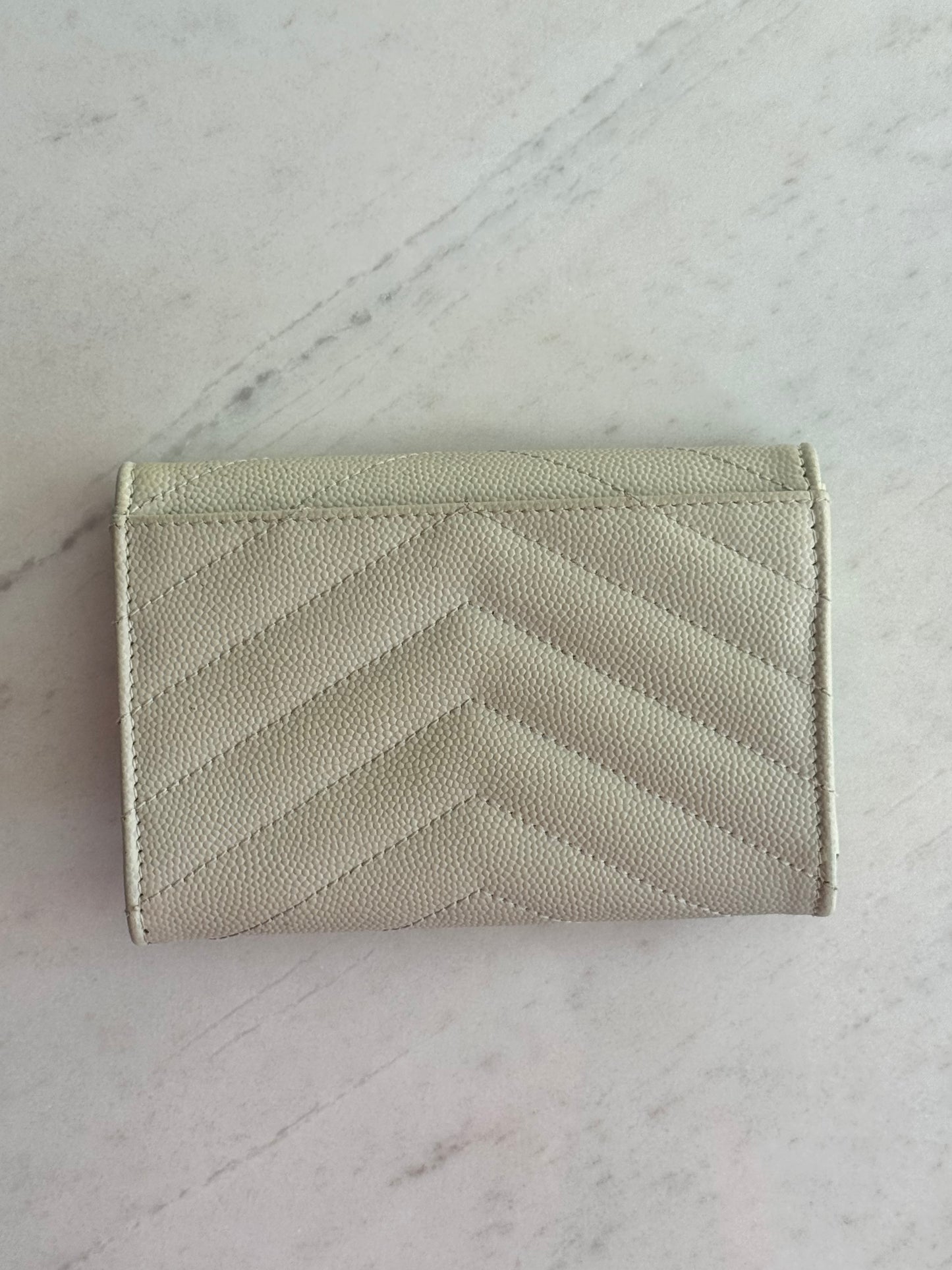 Saint Laurent Cassandre Matelassé Wallet