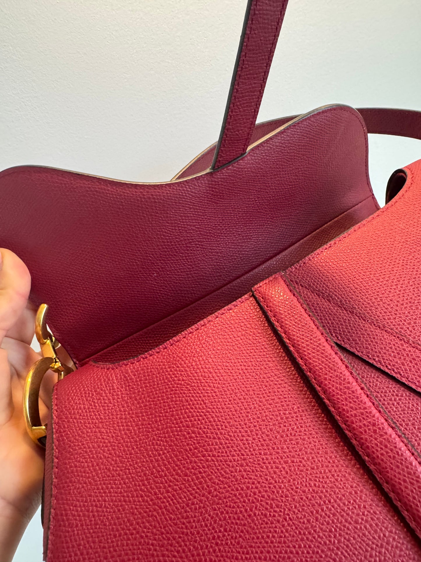 Christian Dior Saddle Bag, Medium