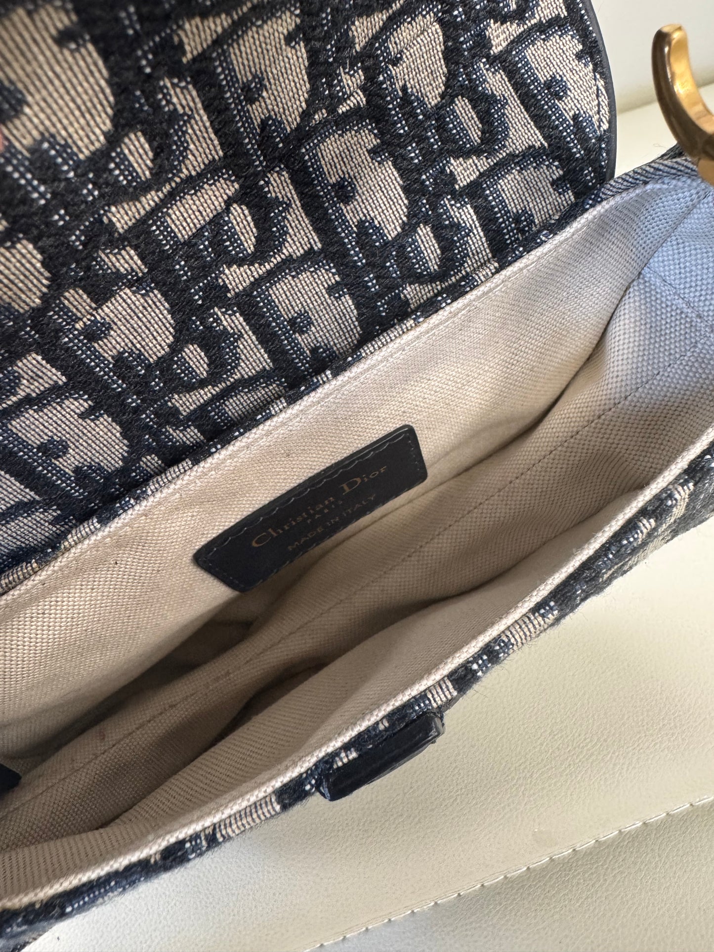 Christian Dior Oblique Mini Saddle Bag